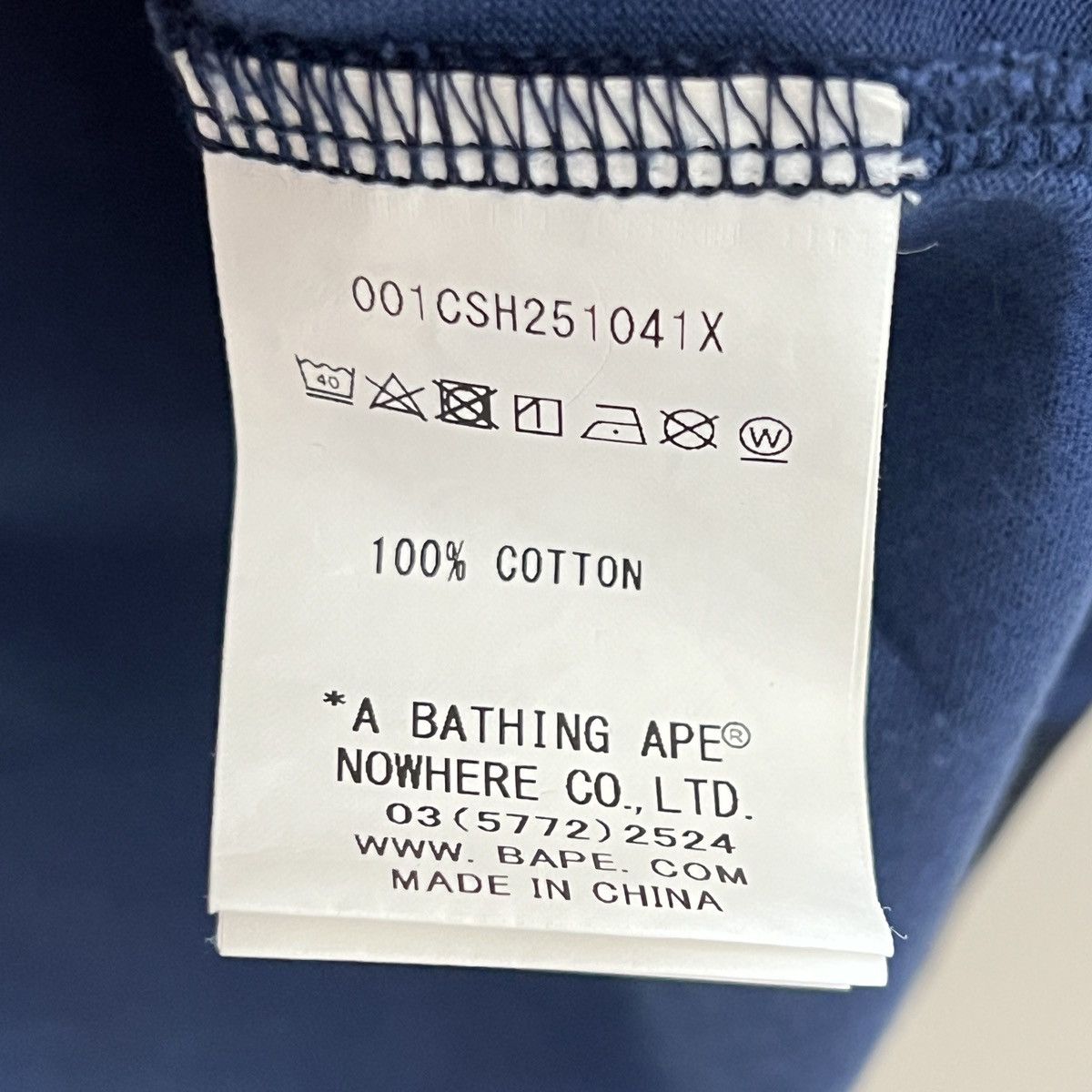 Bape Bape camo,college tee Size US M / EU 48-50 / 2 - 10 Thumbnail