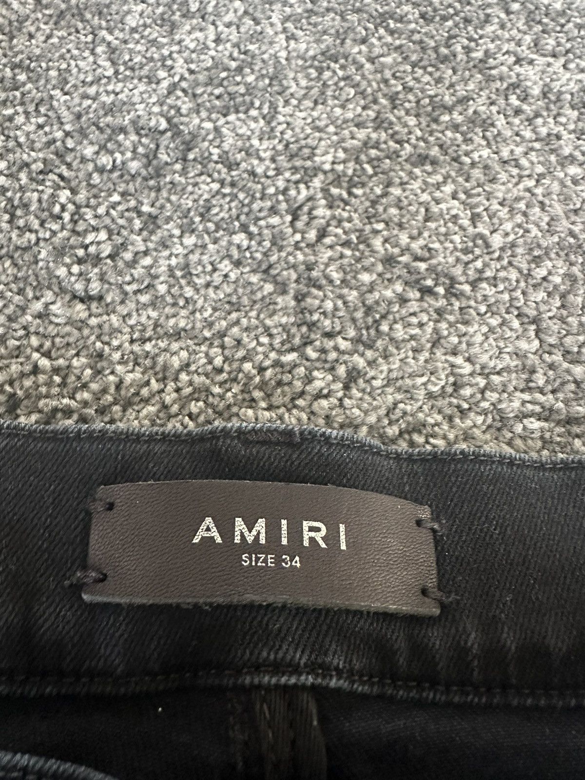 Amiri Amiri Black MX1 Bandana Jeans Size US 34 / EU 50 - 5 Thumbnail