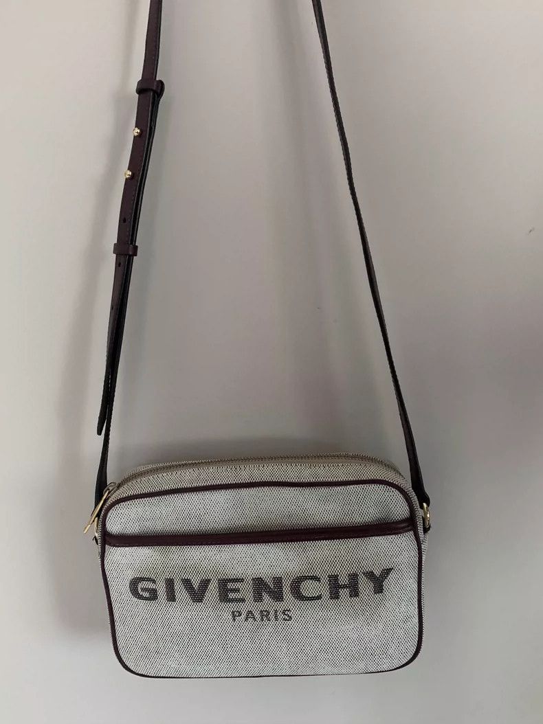 Givenchy Givenchy Gray Canvas Leather Camera Bag - dmc Size ONE SIZE - 1 Thumbnail