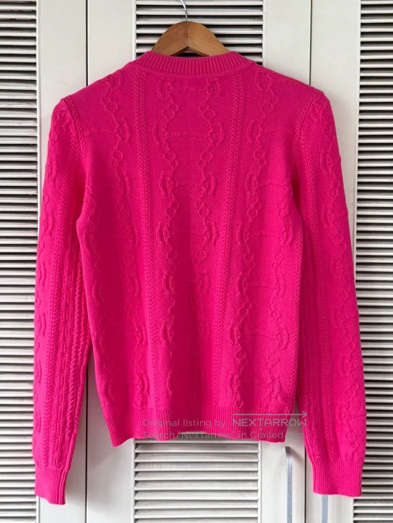 Hermes Hermes Rose red wool cashmere sweater, 80% wool + 20% cash Size XS / US 0-2 / IT 36-38 - 2 Thumbnail