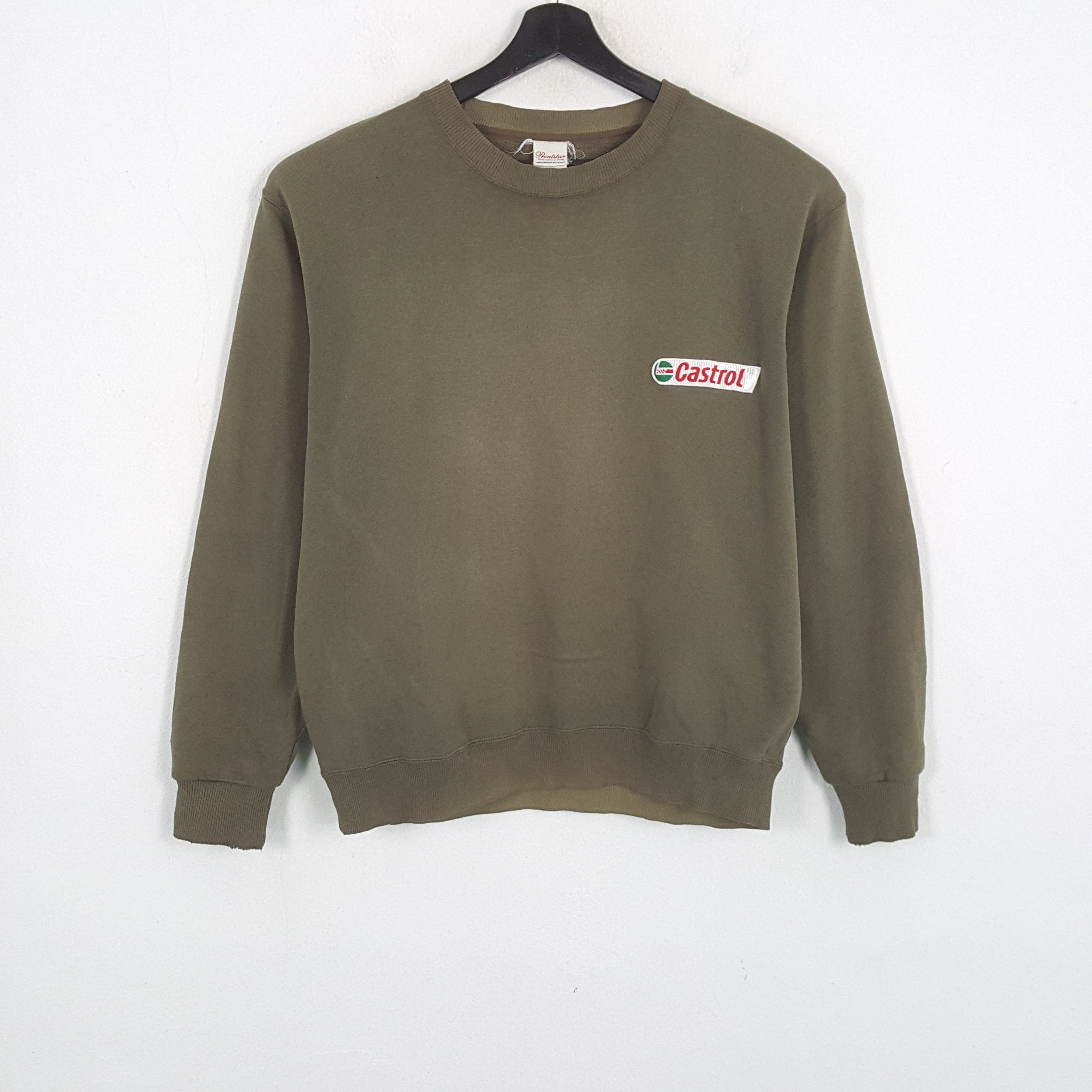 Vintage CASTROL Oil Company Brand Promo Style Sweatshirt Size US L / EU 52-54 / 3 - 1 Thumbnail