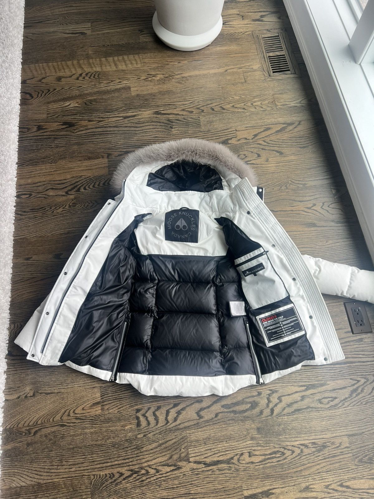 Moose Knuckles White Moose Knuckles Parka Jacket Size S / US 4 / IT 40 - 3 Thumbnail