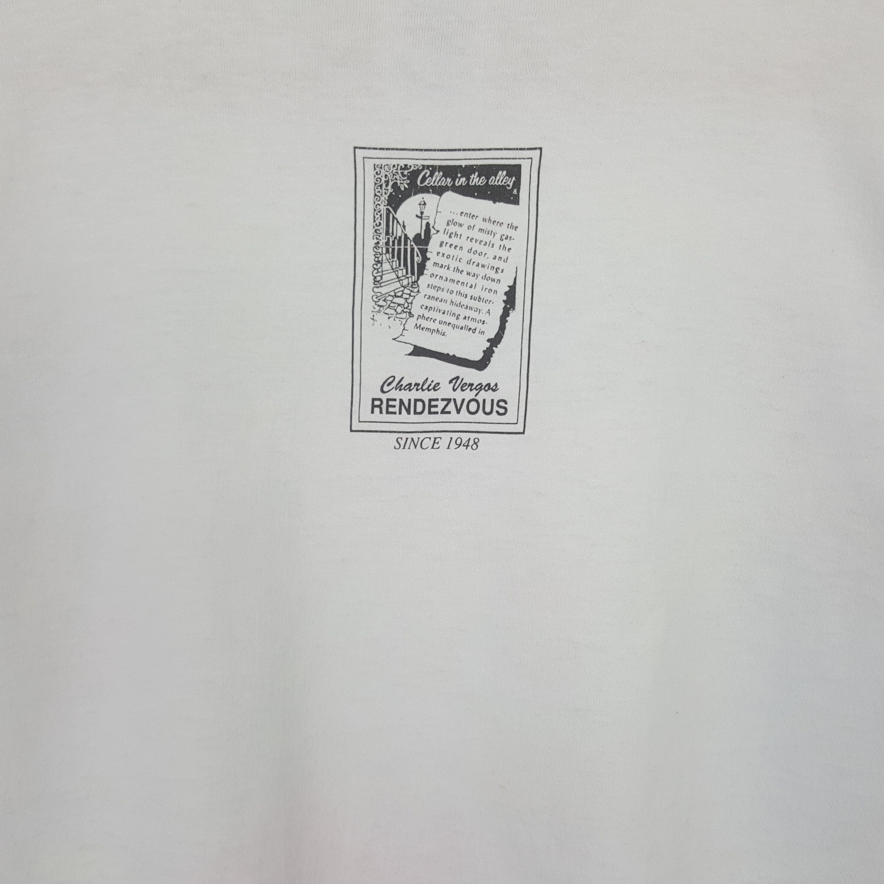Fruit Of The Loom Vintage Rendezvous 1991 Myles Mailie Art Tshirt RR26 Size US L / EU 52-54 / 3 - 4 Thumbnail