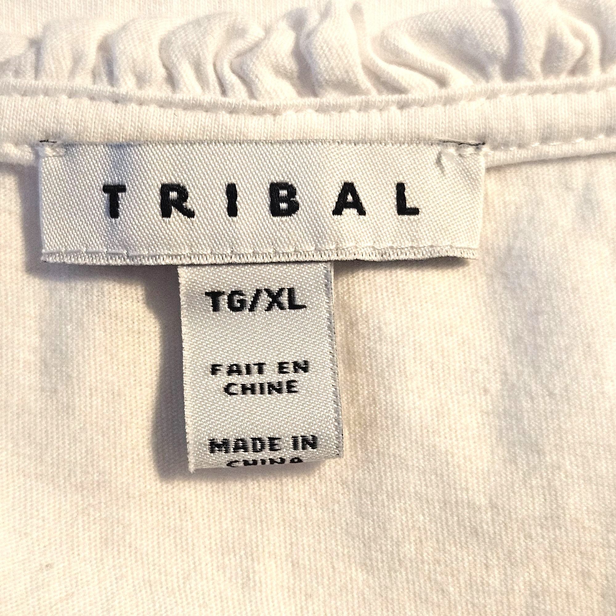 Other Tribal White Tunic Top Women L Clean Girl Prairiecore Peasan Size XL / US 12-14 / IT 48-50 - 4 Thumbnail