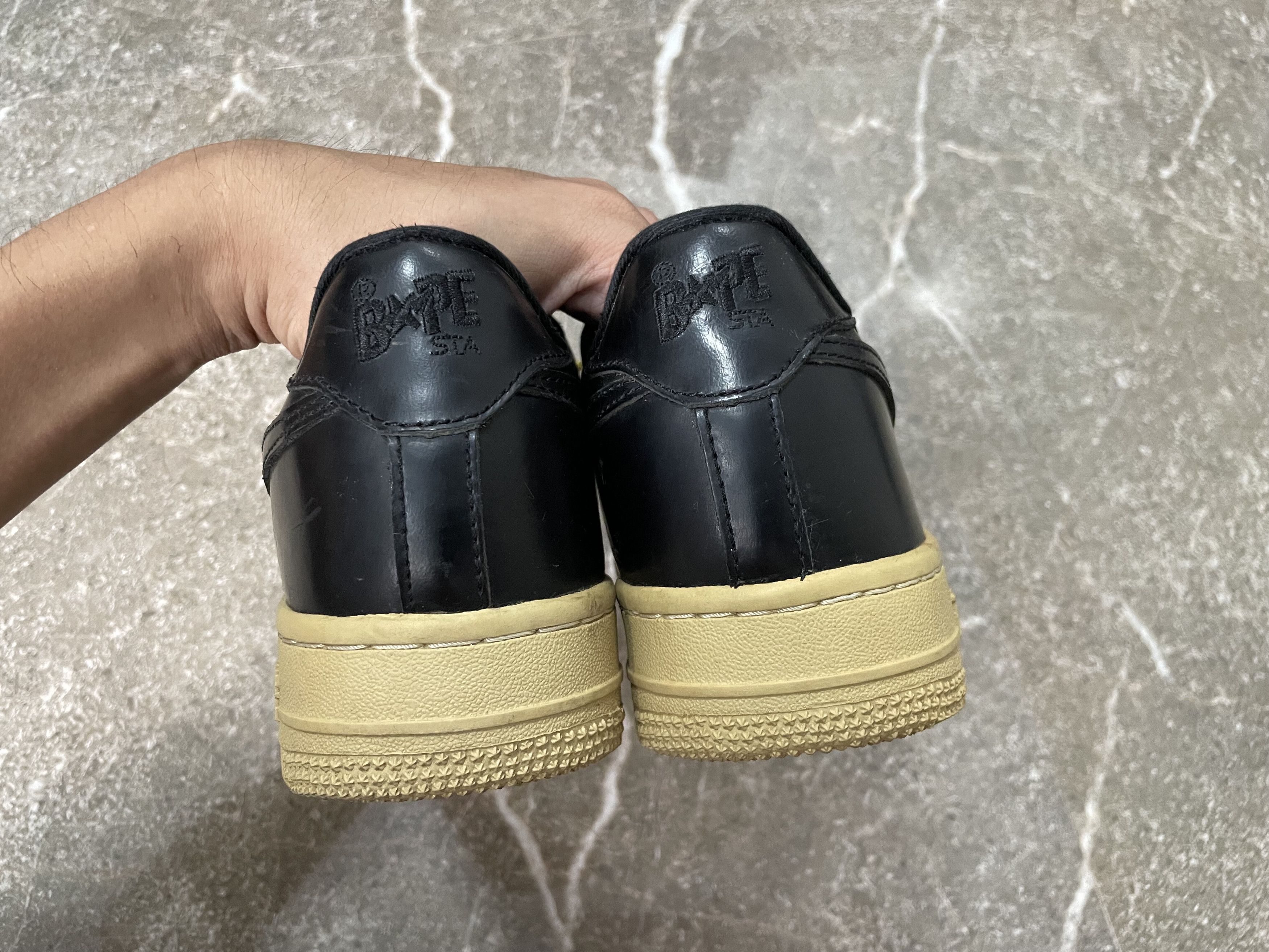 Bape OG GLASS LEATHER BAPESTA Size US 9.5 / EU 42-43 - 15 Thumbnail