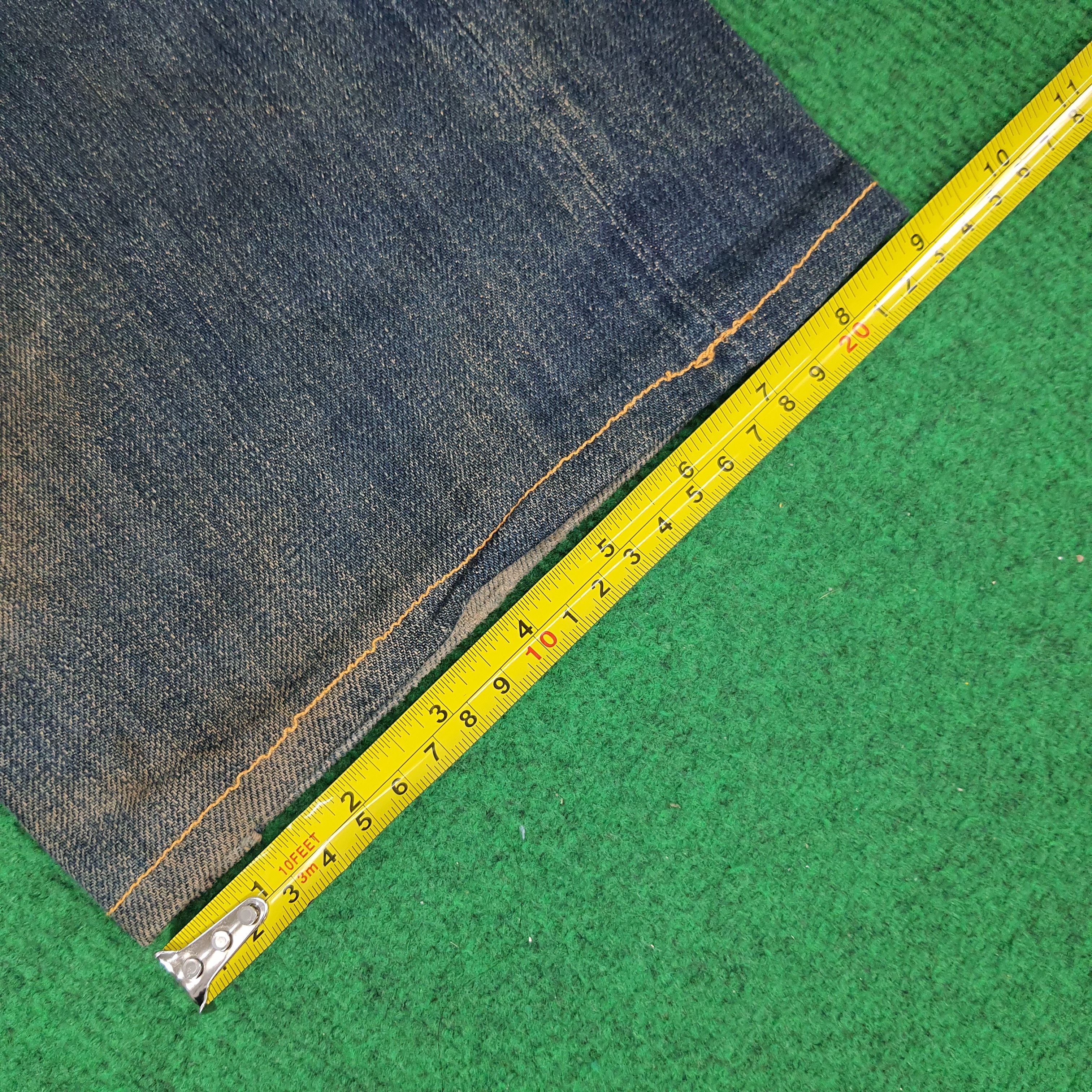 BARNS OUTFITTERS × Japanese Brand × Vintage Vintage Barns Outfitters Selvedge Repaired Jeans Size US 28 / EU 44 - 16 Thumbnail