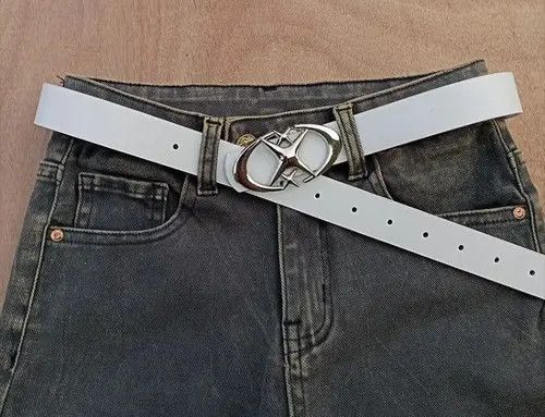 Japanese Brand White Triple Star Belt Size ONE SIZE - 3 Thumbnail
