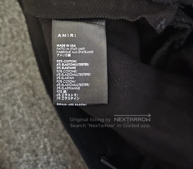 Amiri Amiri Size 32 Jeans have been modified in length. Size US 32 / EU 48 - 6 Thumbnail