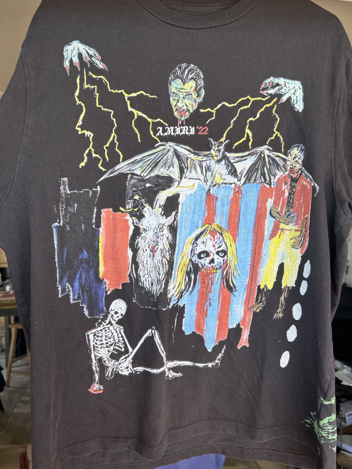 Amiri × Wes Lang Amiri x Wes Lang collab Tee. Size L | Grailed