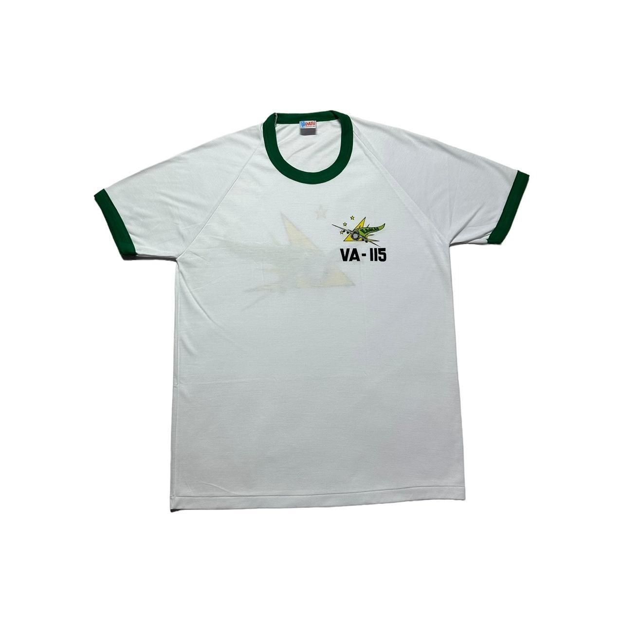 Hanes × Vintage Vintage Eagles VA-115 Plane Ringer T-Shirt Size US XL / EU 56 / 4 - 2 Thumbnail