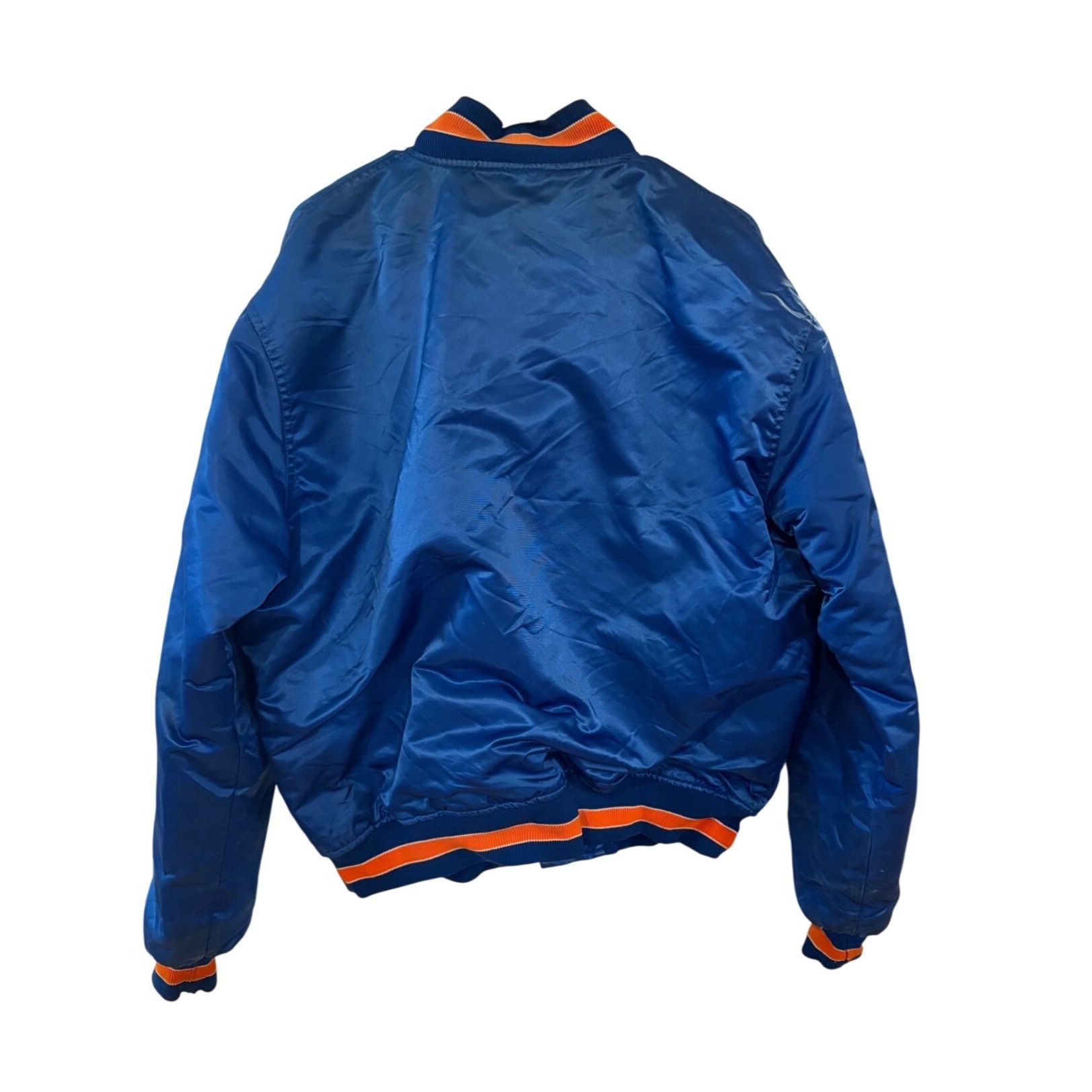 Starter Vintage 1980's Starter New York Mets MLB Satin Bomber Jacket Size US XL / EU 56 / 4 - 2 Thumbnail