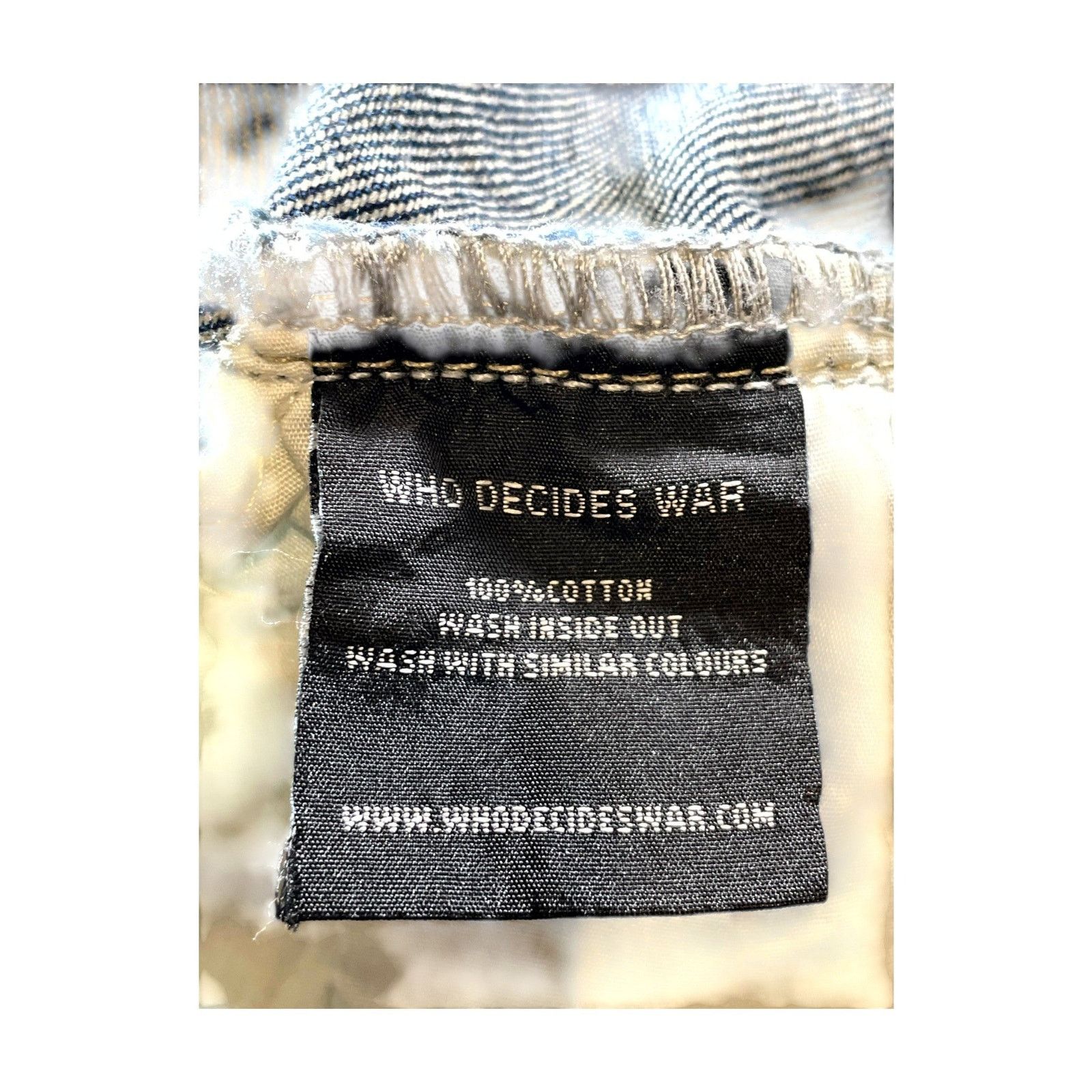 Who Decides War Who Decides War "Scripture" Dark Wash Jeans Size US 34 / EU 50 - 6 Thumbnail