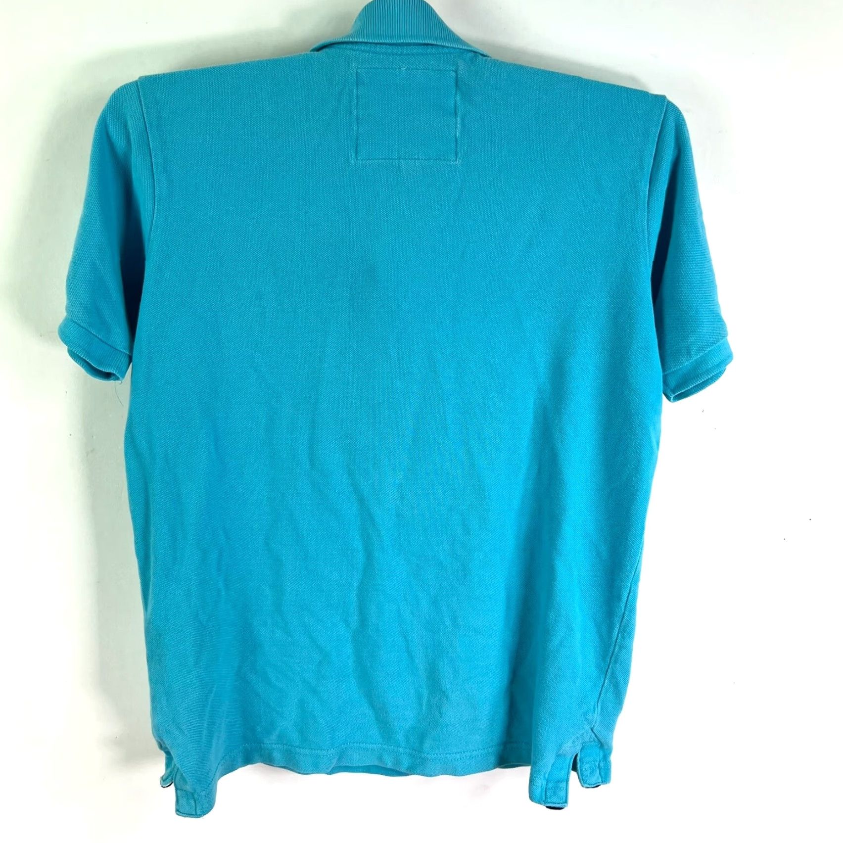 Abercrombie & Fitch Abercrombie & Fitch Polo Shirt Womens Size M Blue Short Sleeve Casual Preppy Size M / US 6-8 / IT 42-44 - 4 Thumbnail