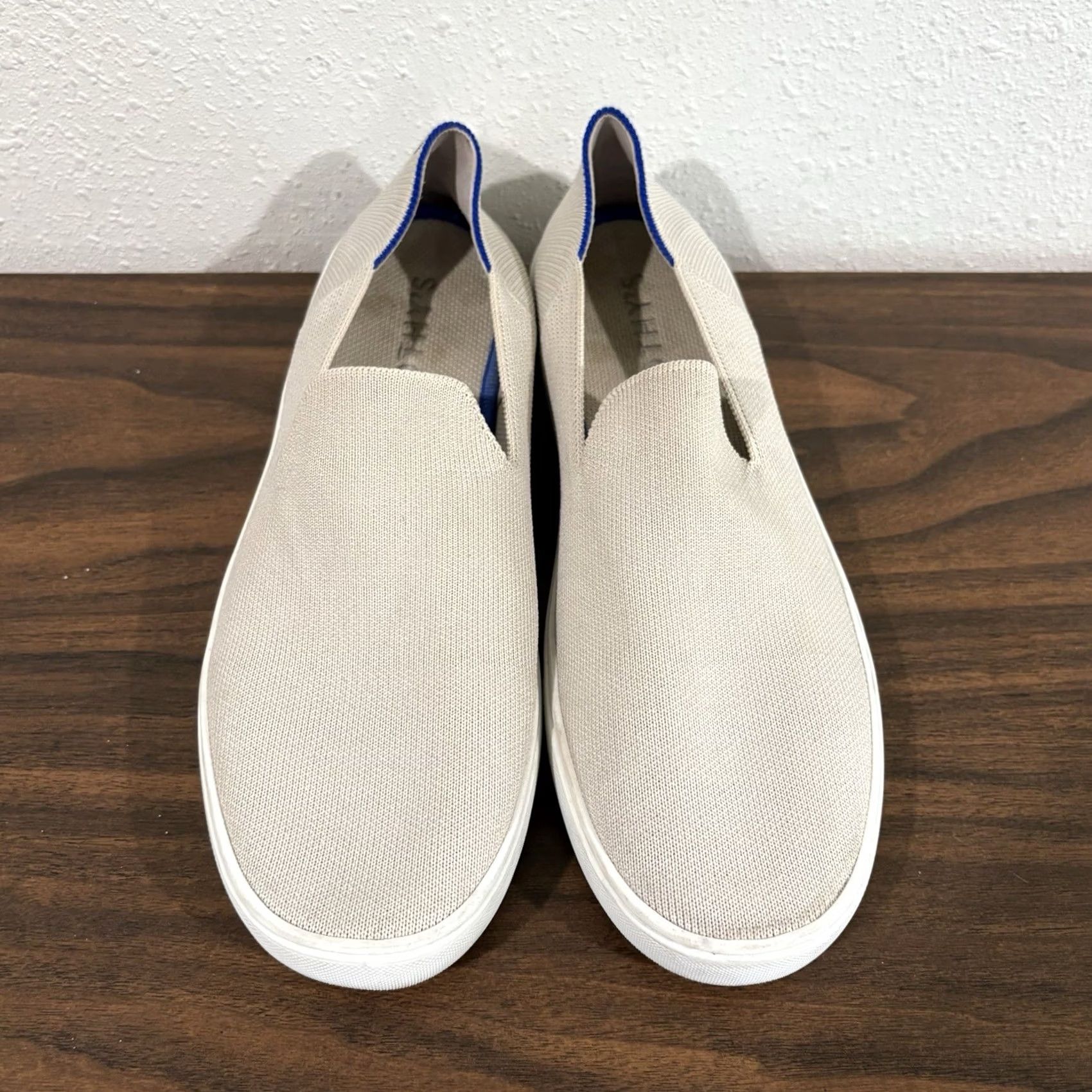 Rothy's Rothy's The Original Slip On Sneakers Sand White Size 11 Beige Loafers Shoes Flat Women's Casual Workwear Size US 9 / IT 39 - 3 Thumbnail