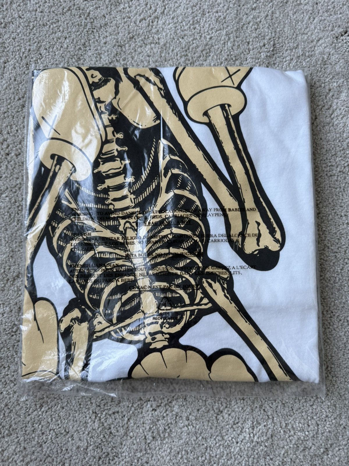 Kaws KAWS Skeleton New Fiction Bone T-Shirt- Brand New Size L Size US L / EU 52-54 / 3 - 2 Thumbnail