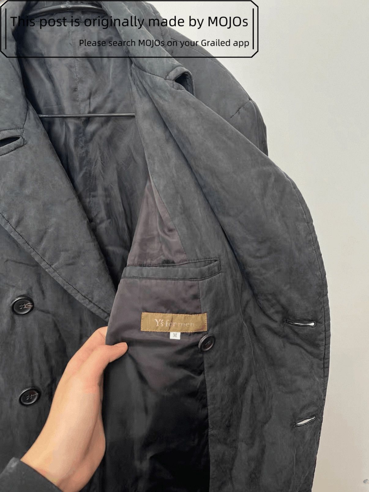 Yohji Yamamoto Sz 2 Yohji Yamamoto Vintage Wash Padded Jacket mojos00 Size US M / EU 48-50 / 2 - 6 Thumbnail