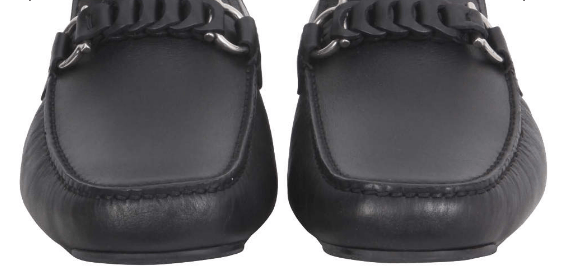 Salvatore Ferragamo o1s1rm0724 Stuart Leather Loafers in Black Size US 7 / EU 40 - 2 Thumbnail