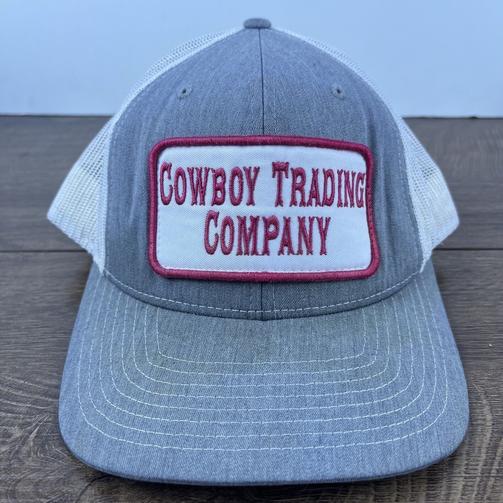 Other Cowboy Trading Company Hat Snapback Hat Gray Adjustable Hat Size ONE SIZE - 1 Thumbnail