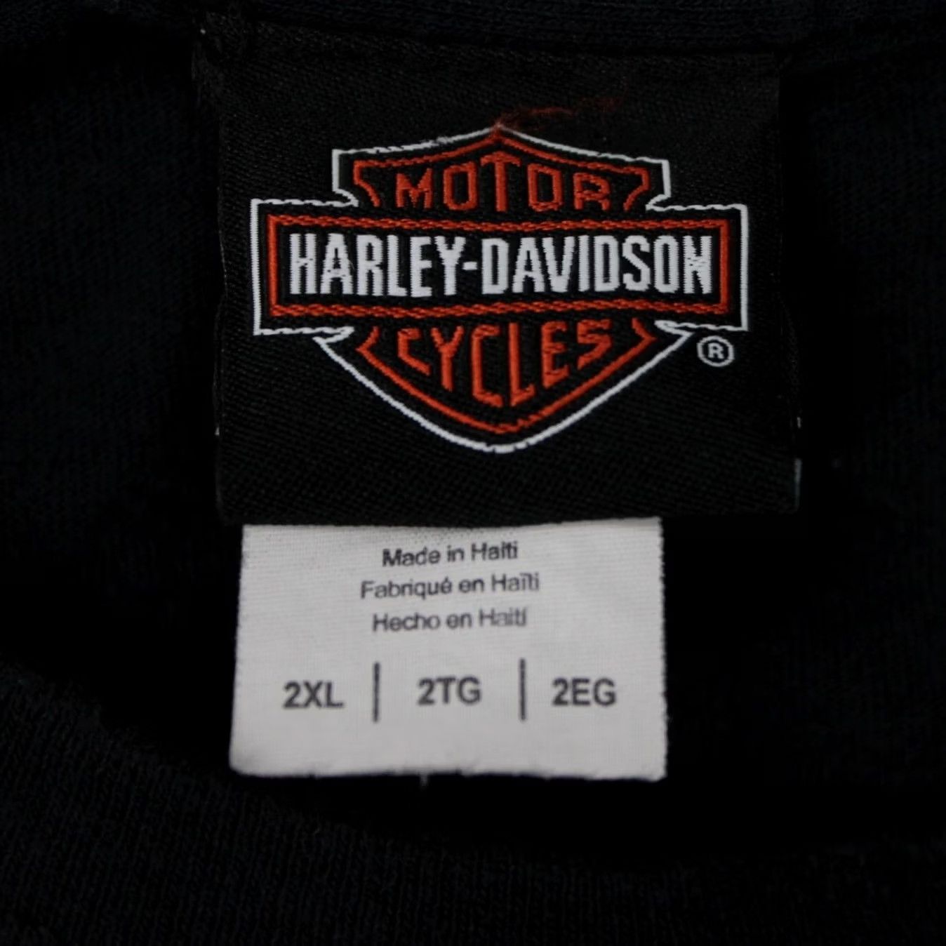 Harley Davidson Harley-Davidson Belize Shirt Mens 2XL Black Graphic Cotton S/S Double Sided T-Shirt Size US XXL / EU 58 / 5 - 7 Thumbnail