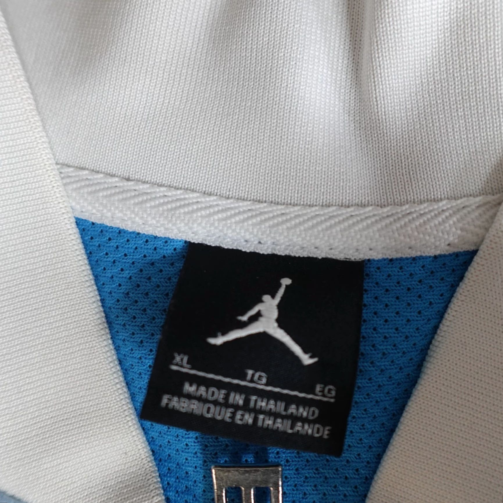 Jordan Brand Jordan Windbreaker Jacket XL White Blue Full Zip Jumpman Activewear Mens Size US XL / EU 56 / 4 - 3 Thumbnail