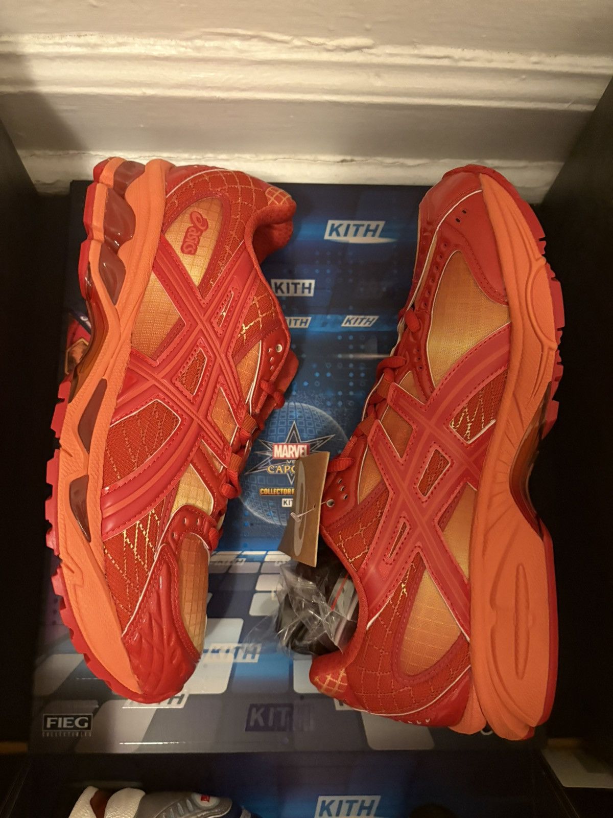 Asics × Kith Kith Asics Marvel vs Capcom Ironman vs MegaMan Size US 9.5 / EU 42-43 - 6 Thumbnail