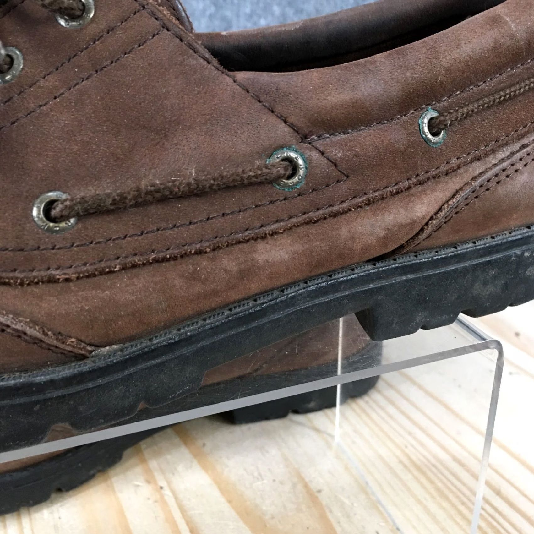 Cherokee Cherokee Shoes Mens 11 Moccasin Brown Lace Up Casual Comfort Round Toe Low Top Size US L / EU 52-54 / 3 - 6 Thumbnail
