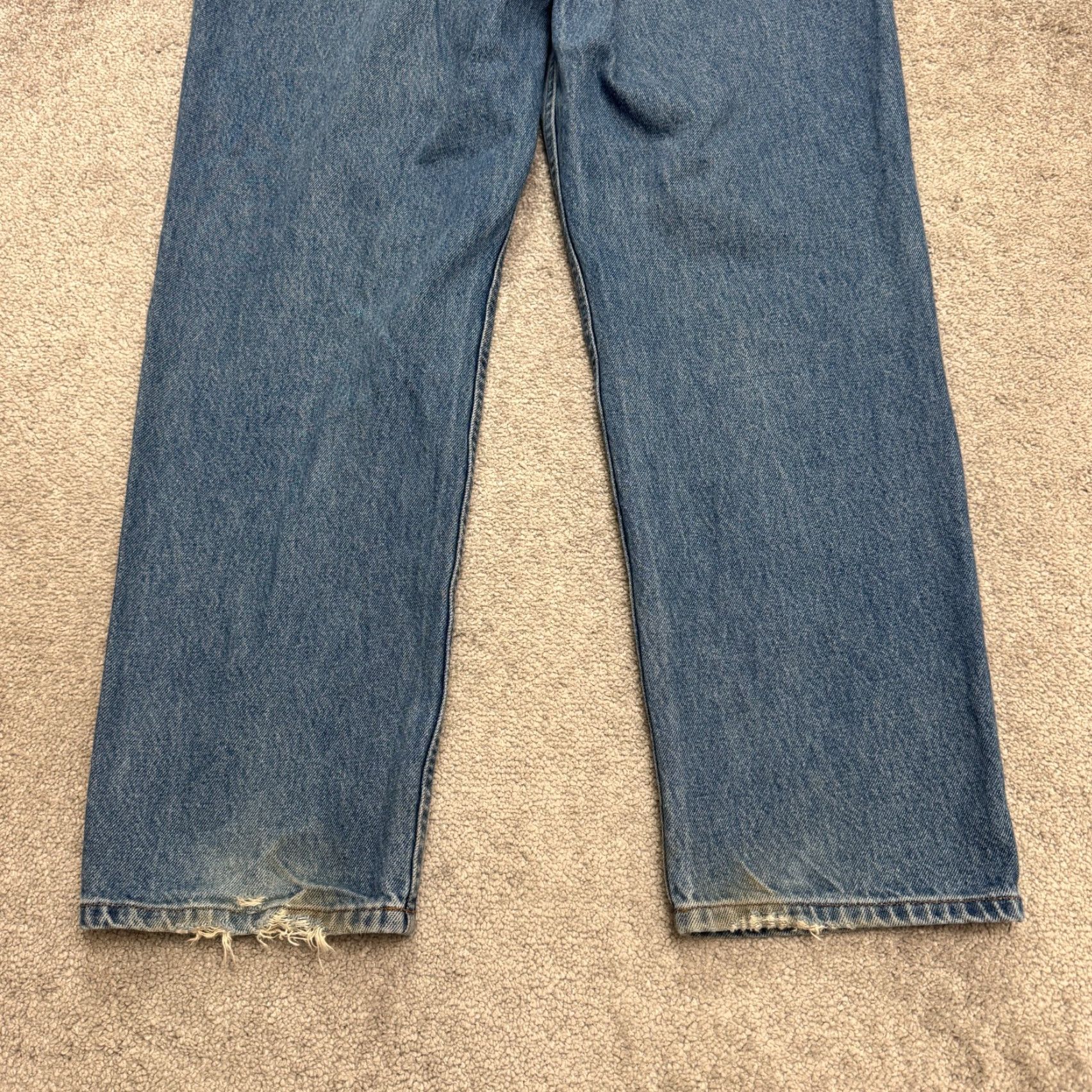 Vintage L.L. Bean Jeans Mens 40x32 Blue Denim Classic Straight 100% Cotton Casual Size US 40 / EU 56 - 6 Thumbnail