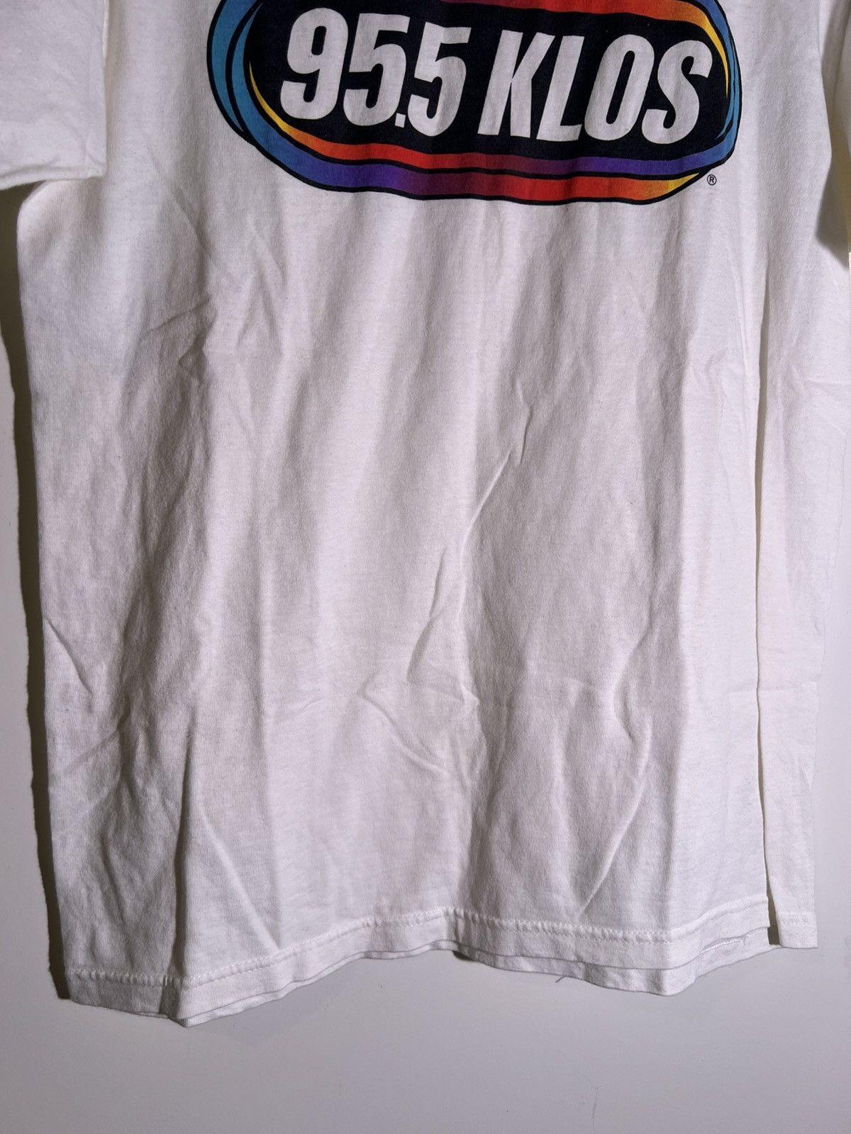 Vintage Y2K 2000’s VTG Vintage 95.5 KLOS Radio Station Retro T Shirt Size US M / EU 48-50 / 2 - 4 Thumbnail