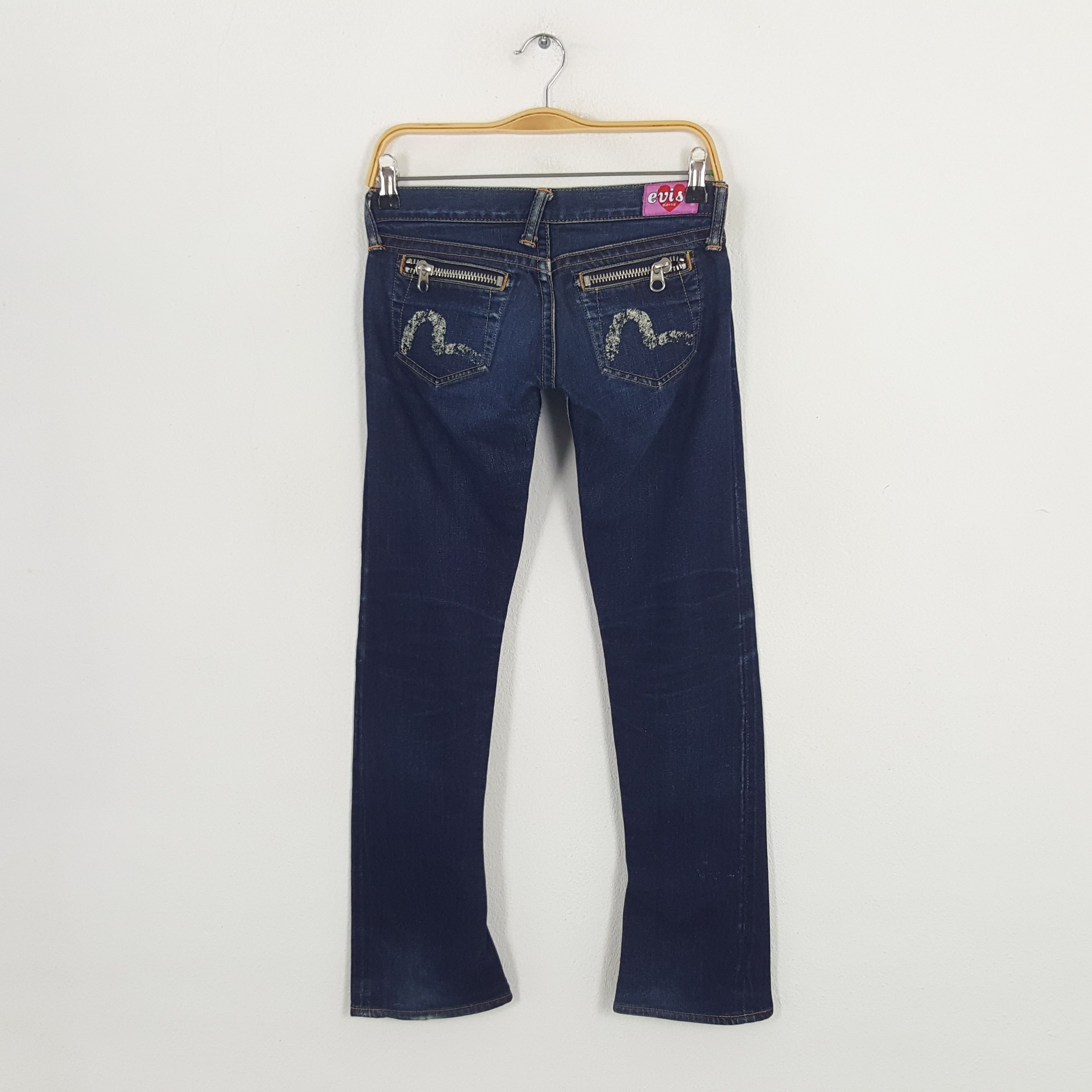 Evisu × Japanese Brand × Vintage Vintage Evisu Japanese Brand Daicock Custom Art Denim Jeans Size 28" / US 6 / IT 42 - 4 Thumbnail