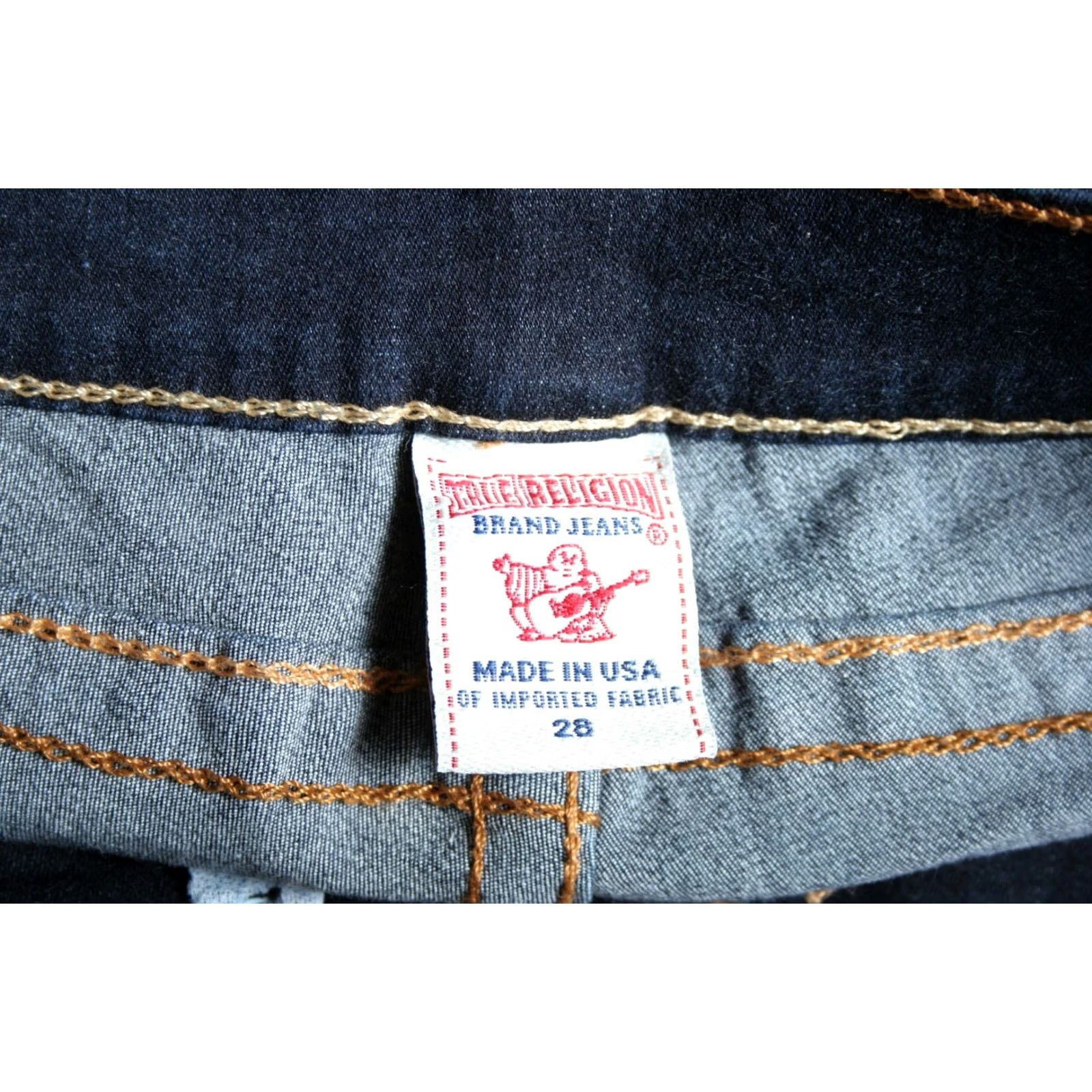True Religion TRUE RELIGION Misty Blue Stretch Denim Skinny Jeans Sz. 28 Inseam 29" Womens Cotton Blend Denim Zip Size 28" / US 6 / IT 42 - 6 Thumbnail