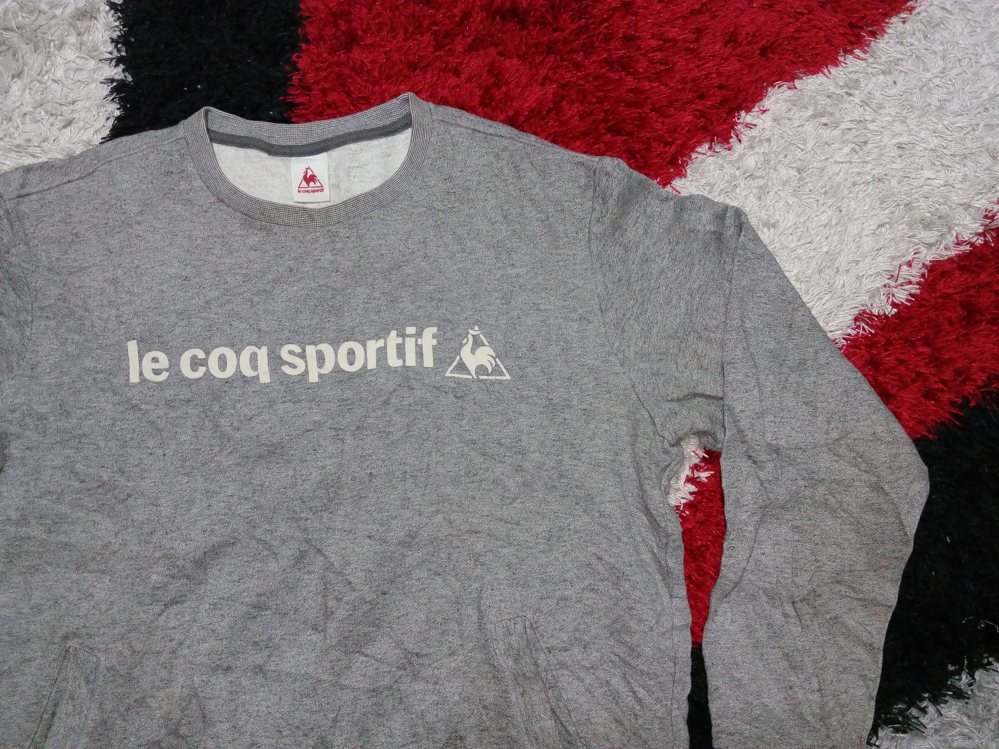 Le Coq Sportif Vintage Le Coq Sportif Sweatshirt Sweater Jumper Pullover Size US L / EU 52-54 / 3 - 3 Thumbnail