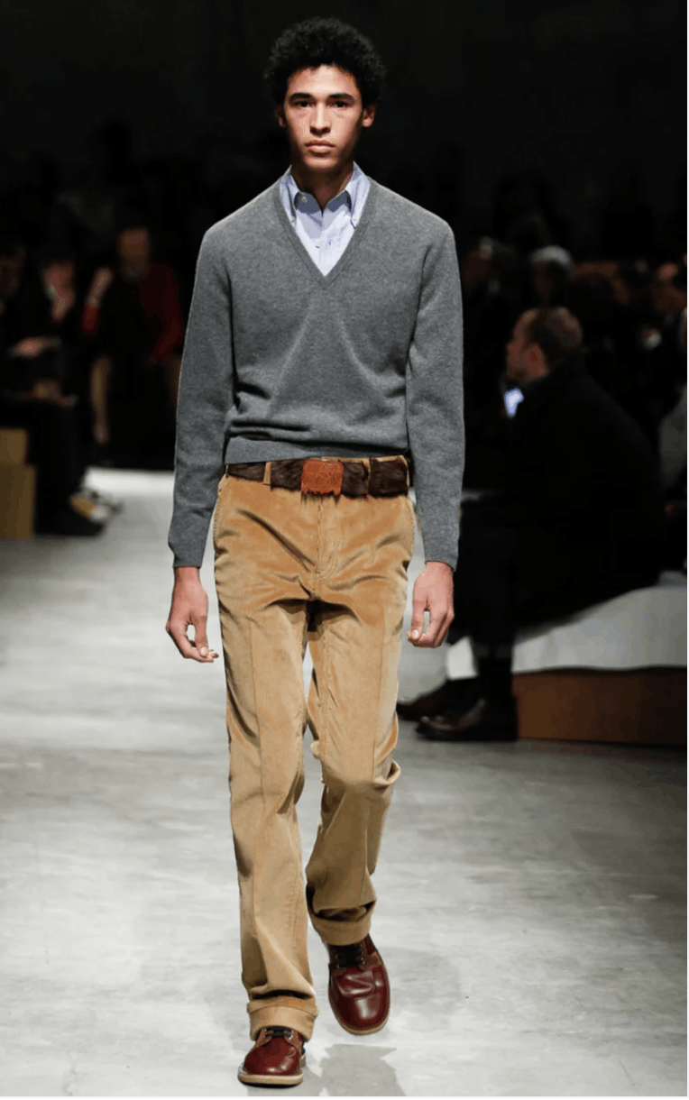 Prada PRADA FW2017 RUNWAY TWO TONE COWHIDE BELT Size 38 - 7 Thumbnail