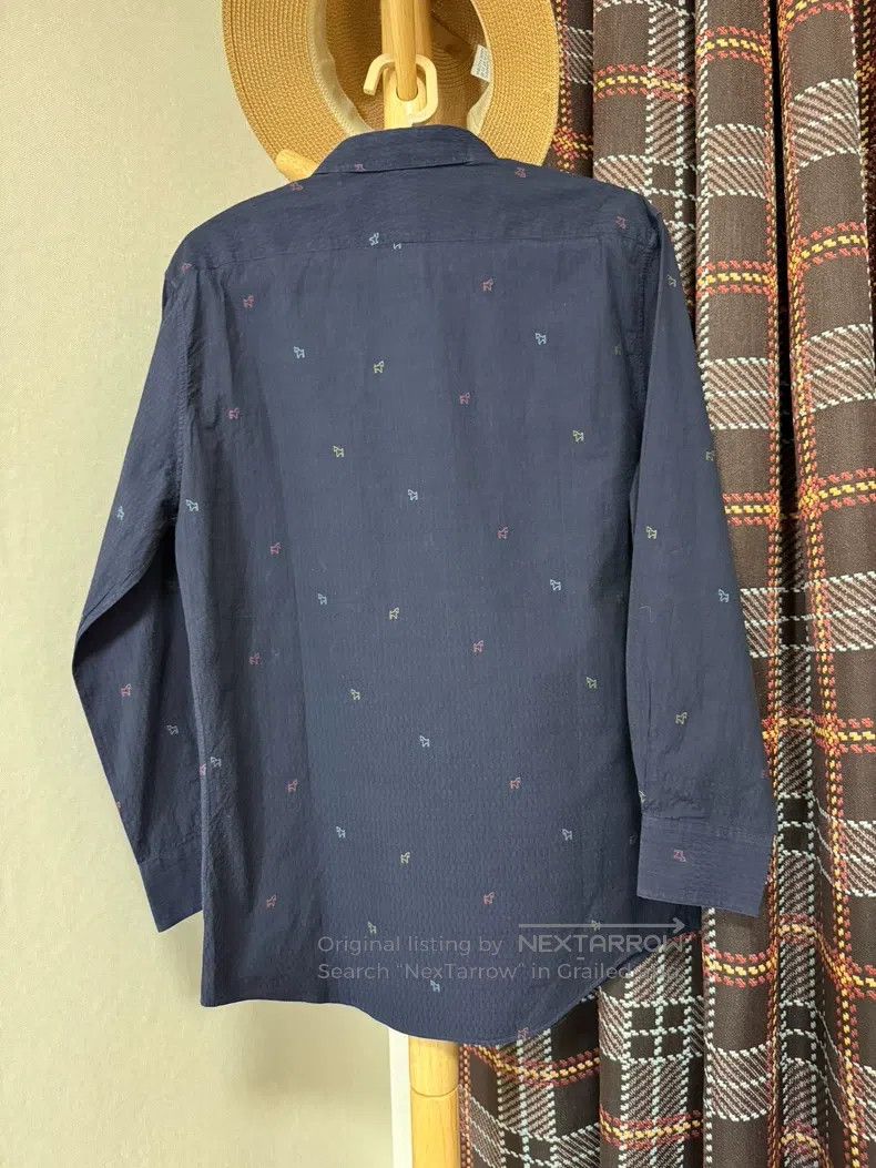 Hermes Hermes size 39 Embroidered jacquard shirt with raised patte Size US M / EU 48-50 / 2 - 2 Thumbnail