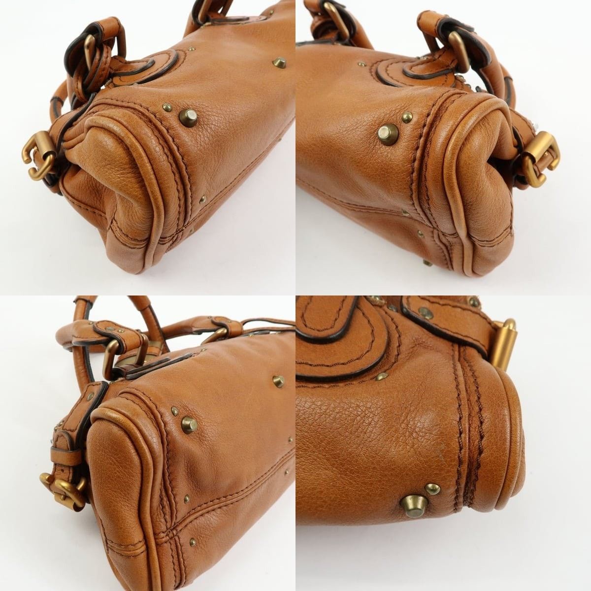 Chloe Chloe Paddington Mini Satchel Calfskin Leather Tan Size ONE SIZE - 5 Thumbnail