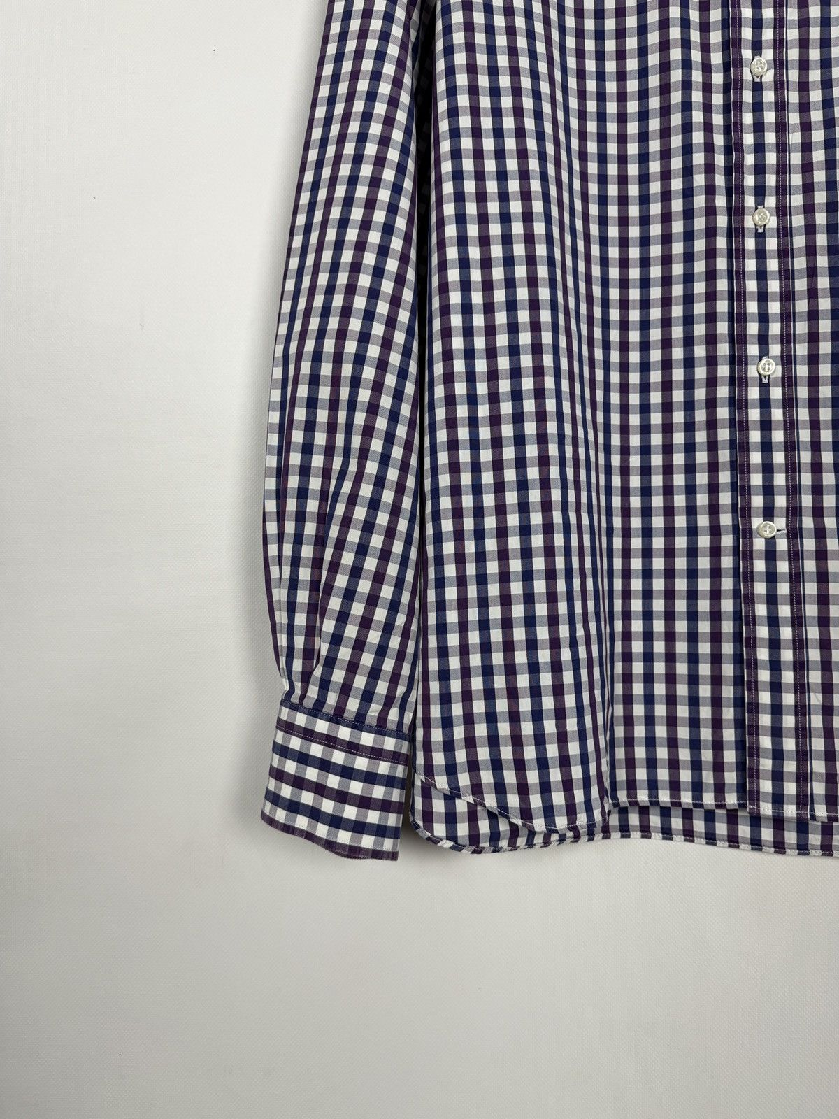 Paul & Shark Paul Shark Long Sleeve Plaid Shirt Button Up Italy Size 44 Size US XL / EU 56 / 4 - 4 Thumbnail