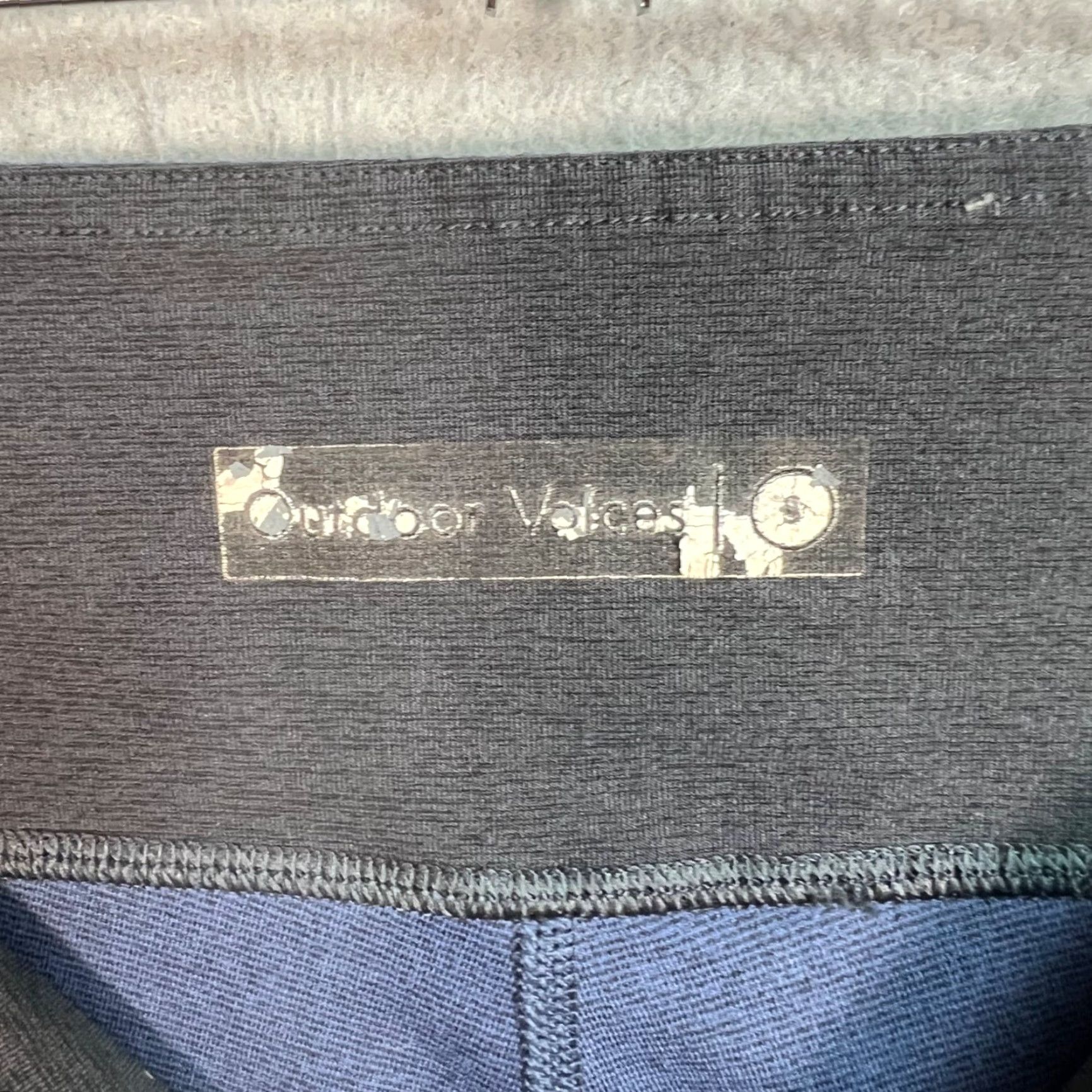Outdoor Voices Outdoor Voices Leggings Womens Size Small Black & Blue Athletic Gym Running Yoga - Slim Skinny Compression Inseam 28 in - Colorblock Pattern Size 28" / US 6 / IT 42 - 4 Thumbnail
