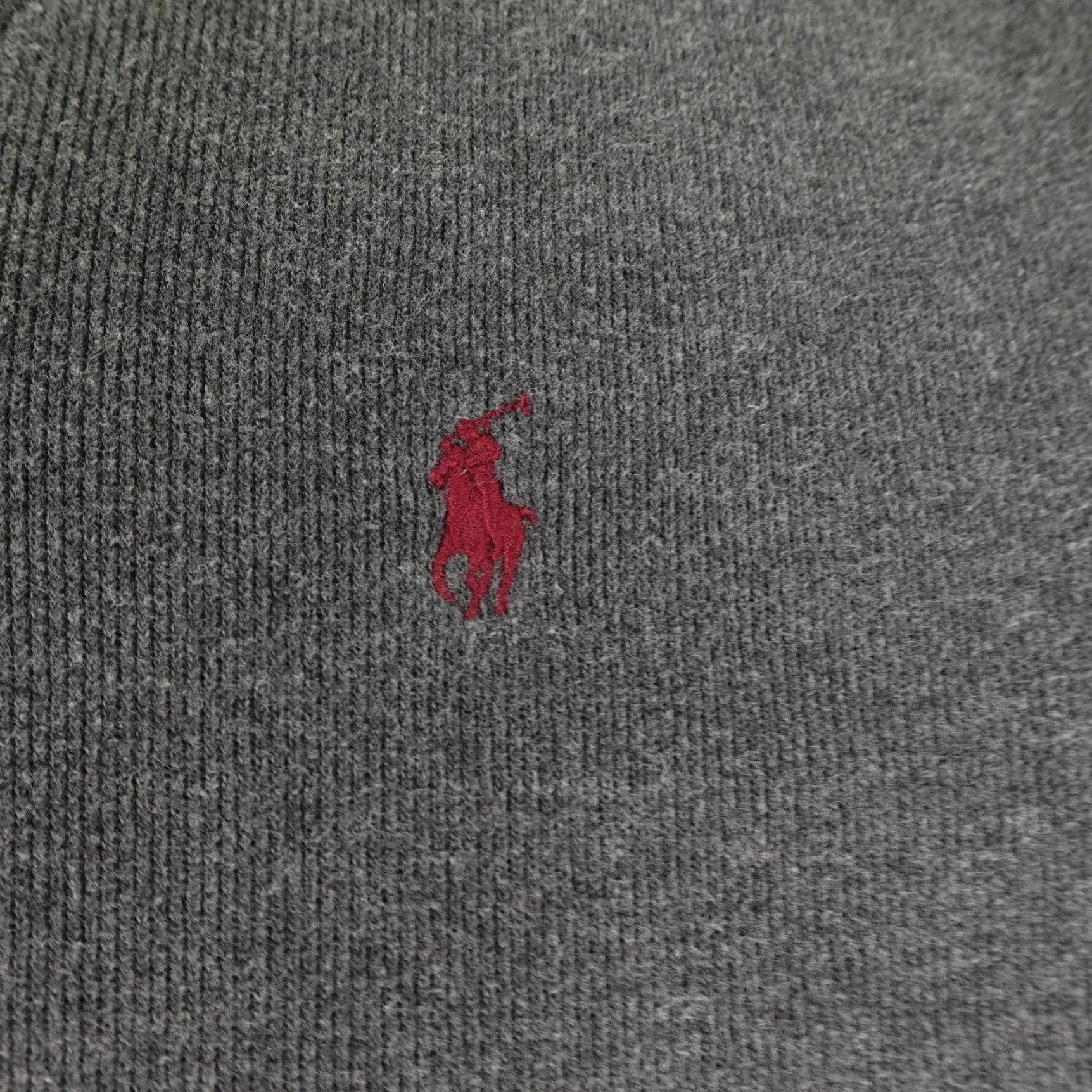 Polo Ralph Lauren Polo Ralph Lauren Sweater Mens XL Gray Shawl Collar Elbow Patches Red Pony Logo Shirt Size US XL / EU 56 / 4 - 3 Thumbnail