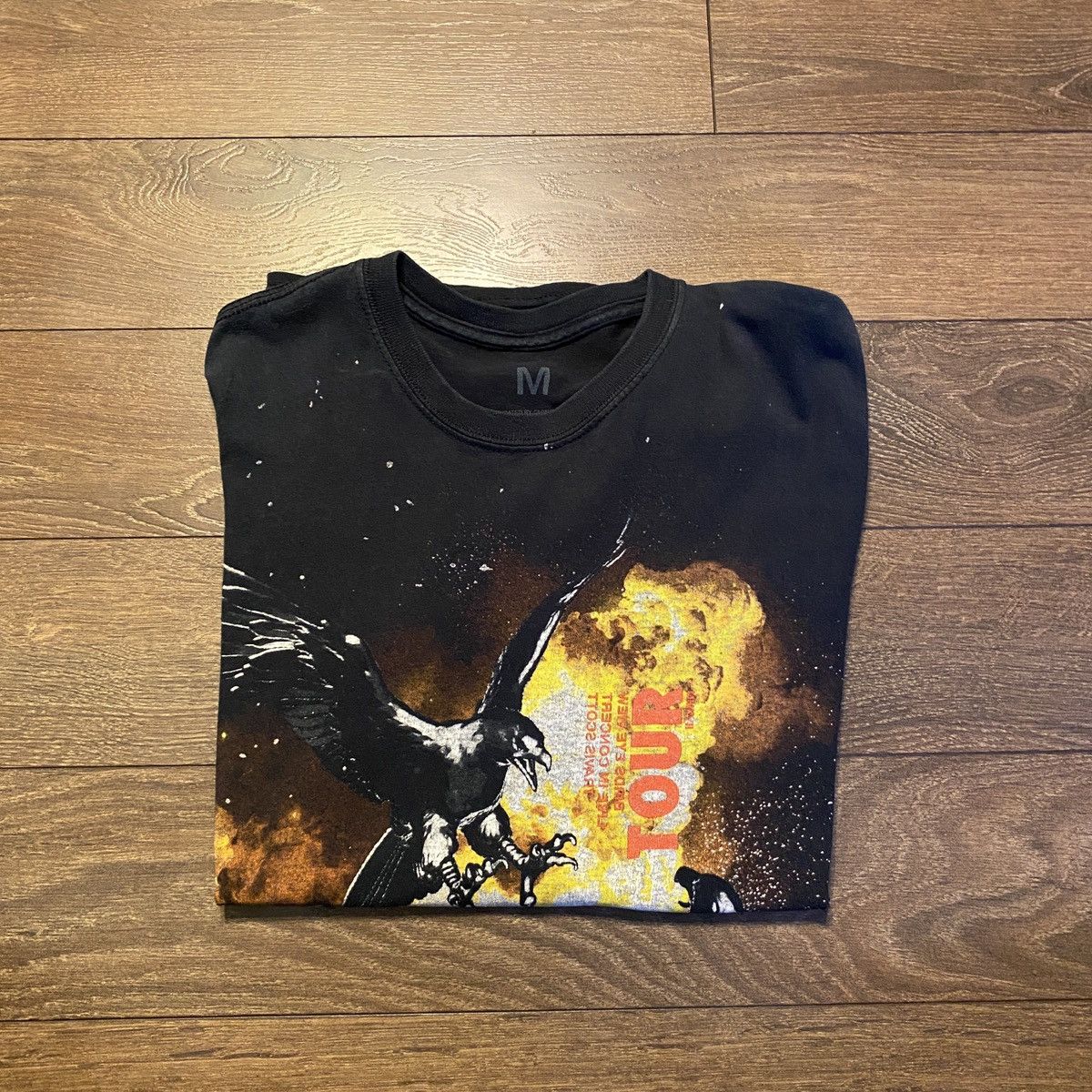 image of Travis Scott Birds In The Trap Tee in Black, Men's (Size Medium)