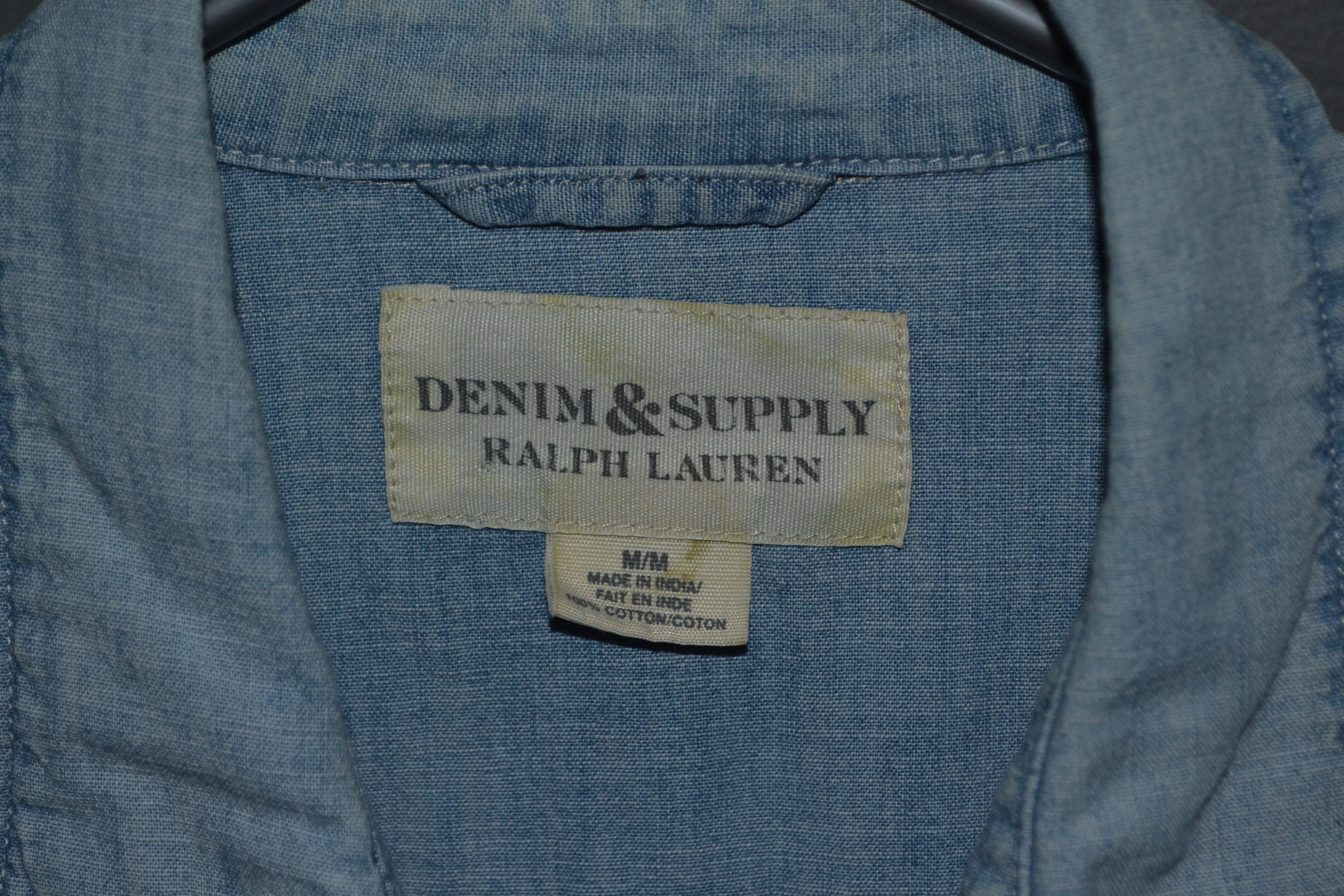 Denim & Supply Ralph Lauren × Vintage Denim & Supply Ralph Lauren Pearl M Slanted Pocket Western Size US M / EU 48-50 / 2 - 3 Thumbnail