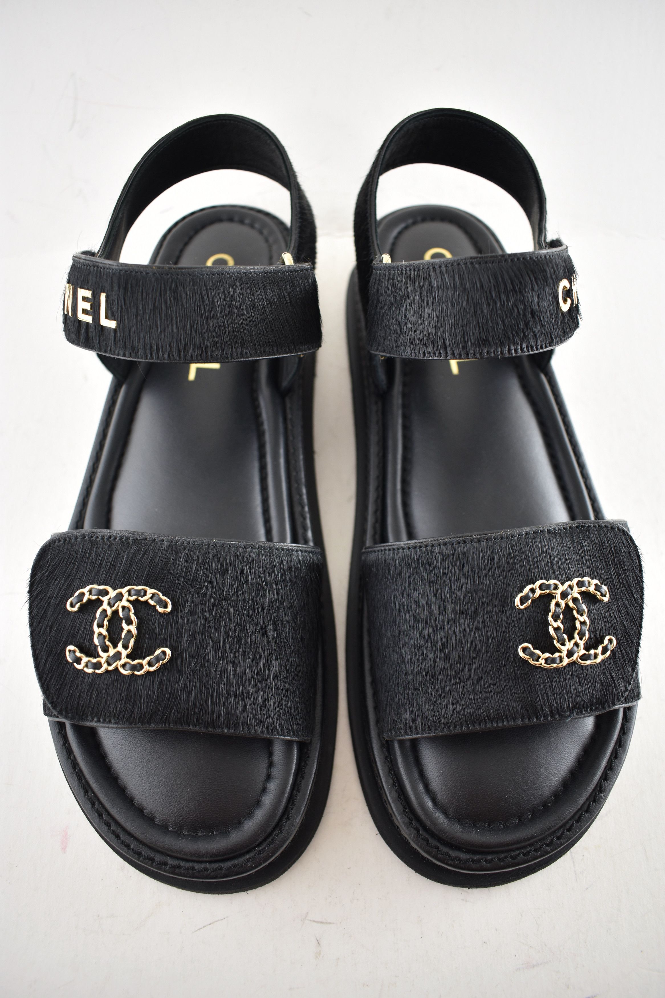 Chanel Chanel 24B CC Logo Mule Slide Strap Flat Teva Dad Sandal 36 Size US 6 / IT 36 - 8 Thumbnail
