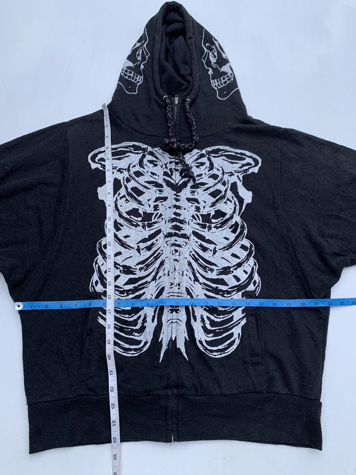 Japanese Brand Japanese Oggetto Skull Skeleton Hoodie Size US M / EU 48-50 / 2 - 6 Thumbnail