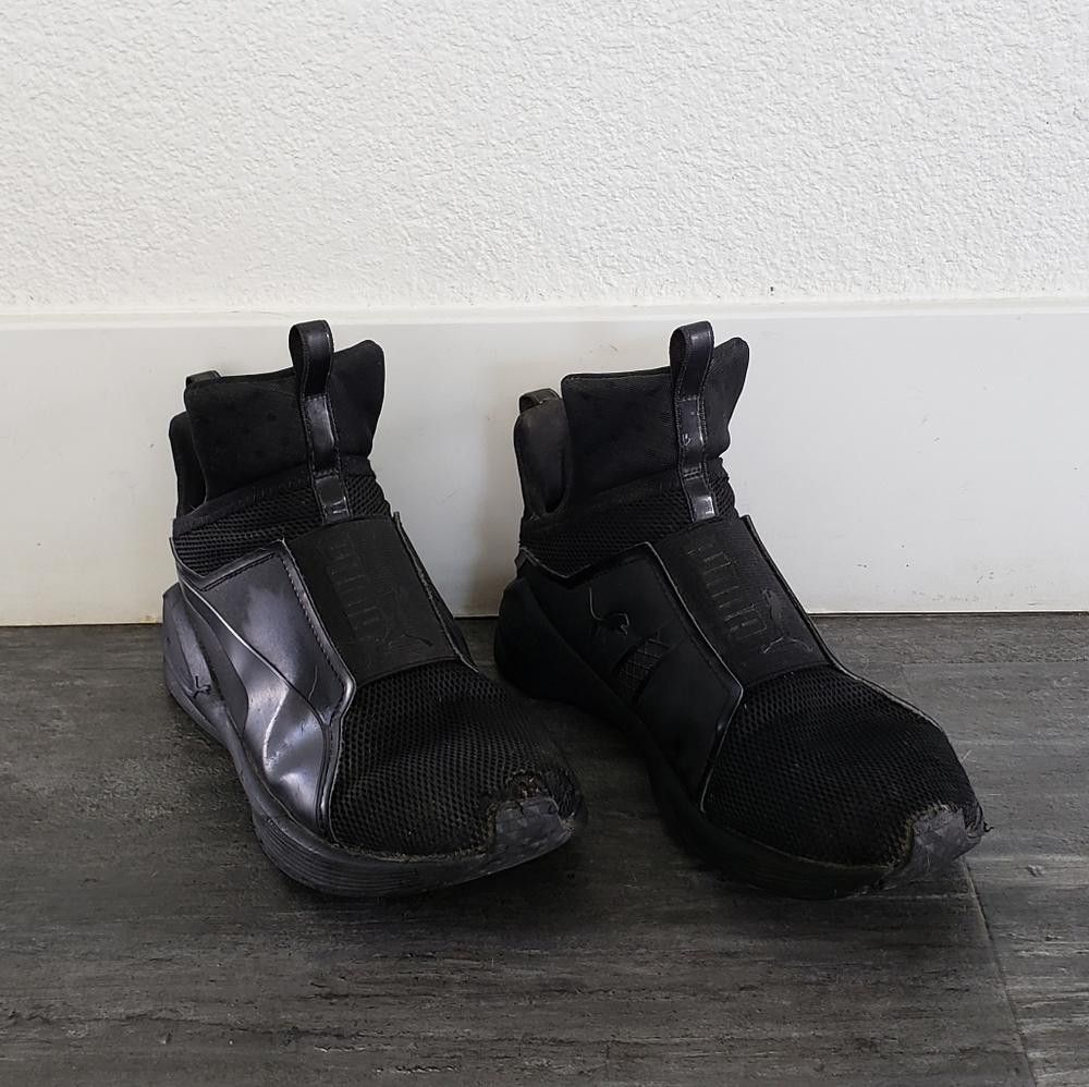 Puma Black Rihanna Puma Fenty Classic Sneaks Size US 6.5 / IT 36.5 - 2 Thumbnail