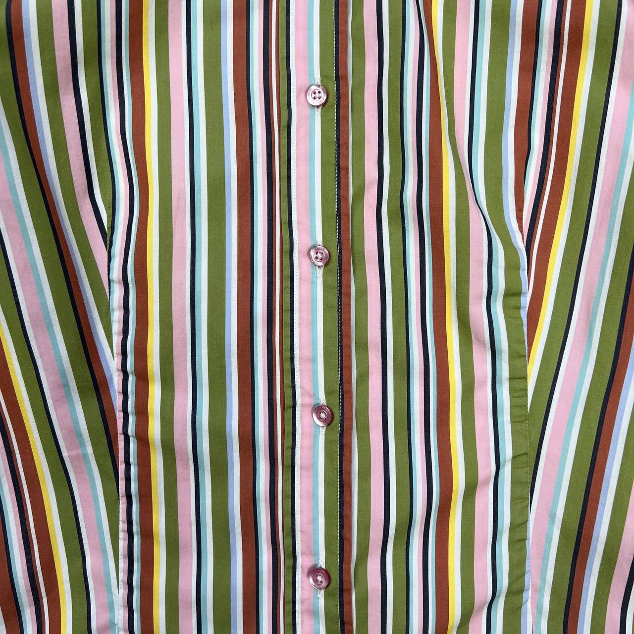 Etro ETRO MILANO Multicolor Stripe Long Sleeve Blouse Shirt Size M / US 6-8 / IT 42-44 - 7 Thumbnail