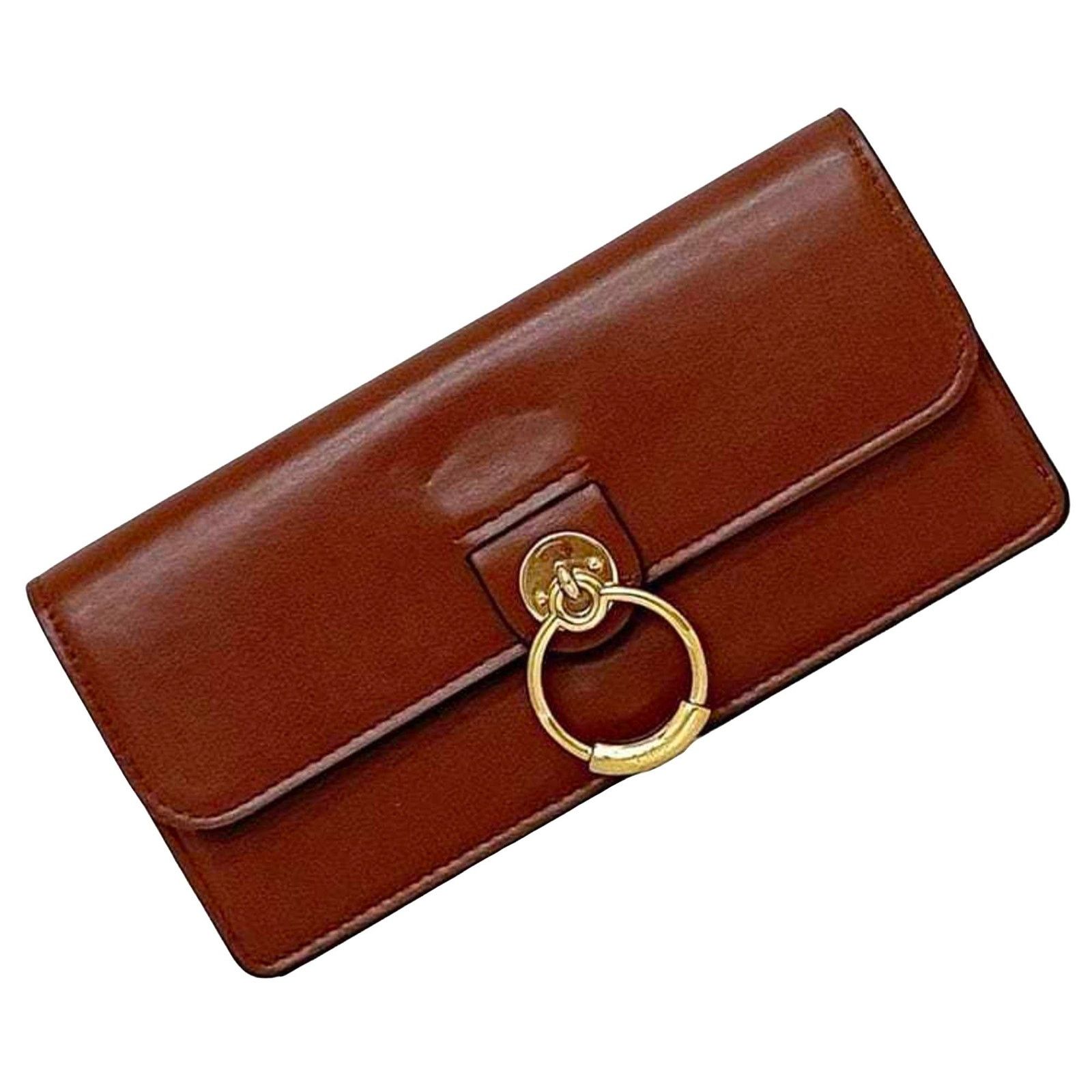 Chloé Brown Leather Wallet