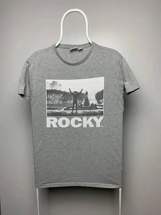 Band Tees Movie rocky T-shirt vintage boxing size M grey film legend Size US M / EU 48-50 / 2 - 1 Thumbnail