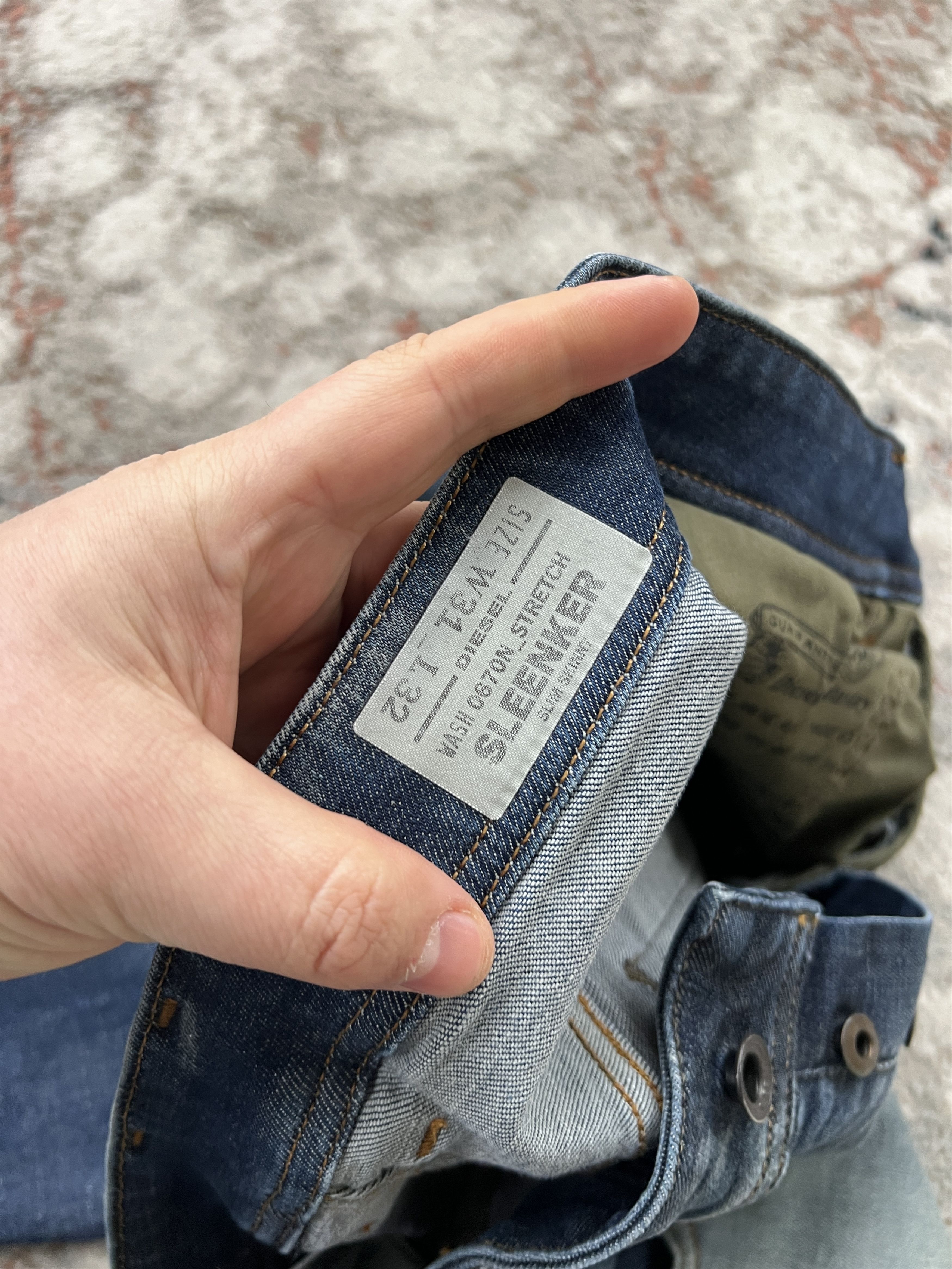 Diesel Diesel Sleenker Slim Skinny Jeans Size US 31 - 7 Thumbnail