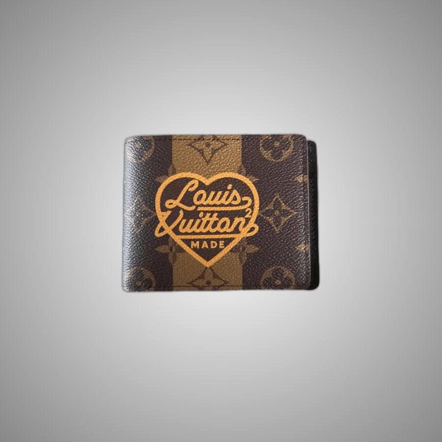 Louis Vuitton LOUIS VUITTON NIGO BROWN STRIPED MONOGRAM MULTIPLE WALLET Size ONE SIZE - 1 Thumbnail