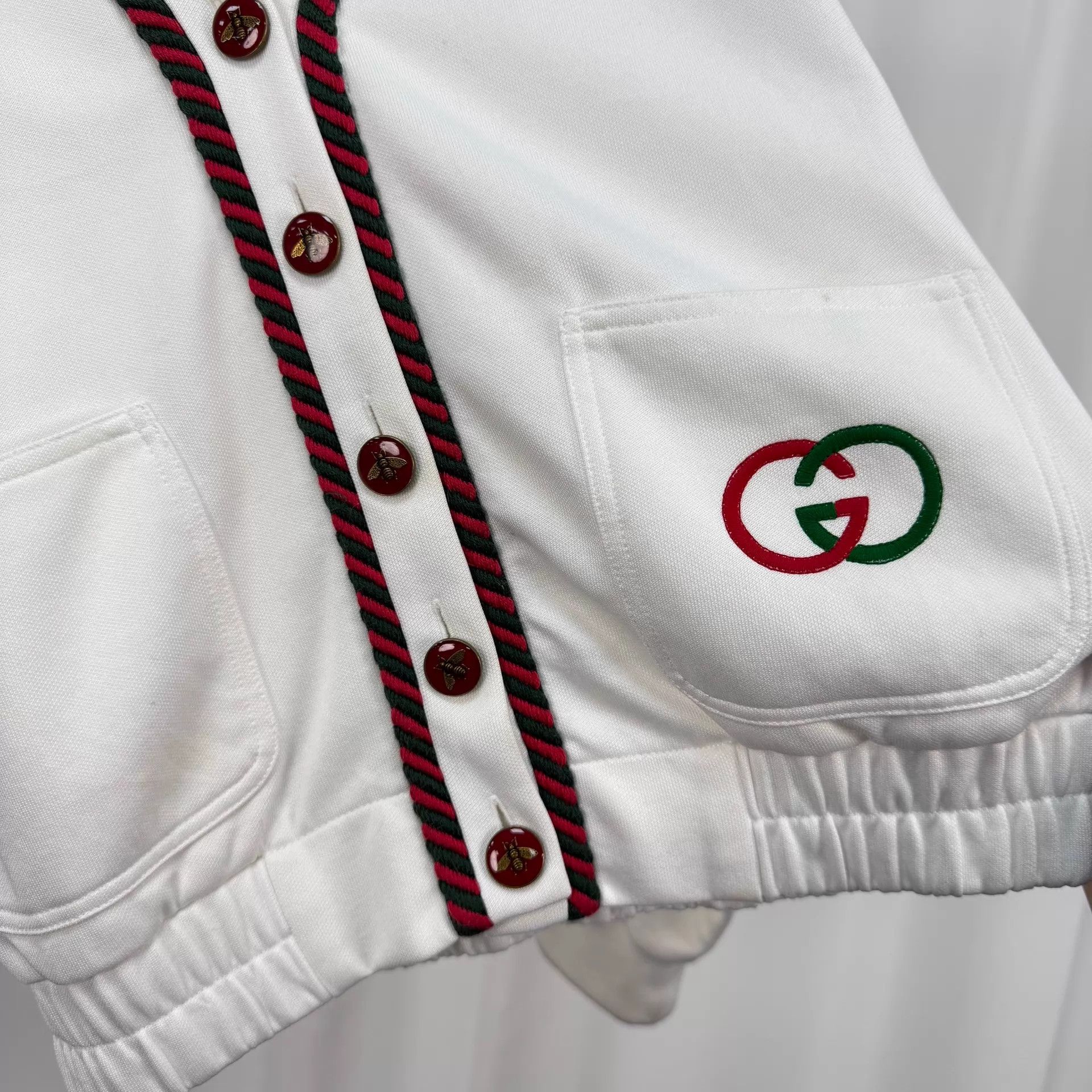 Gucci Gucci GG Embroidered Cardigan Size 10 98New Size L / US 10 / IT 46 - 5 Thumbnail