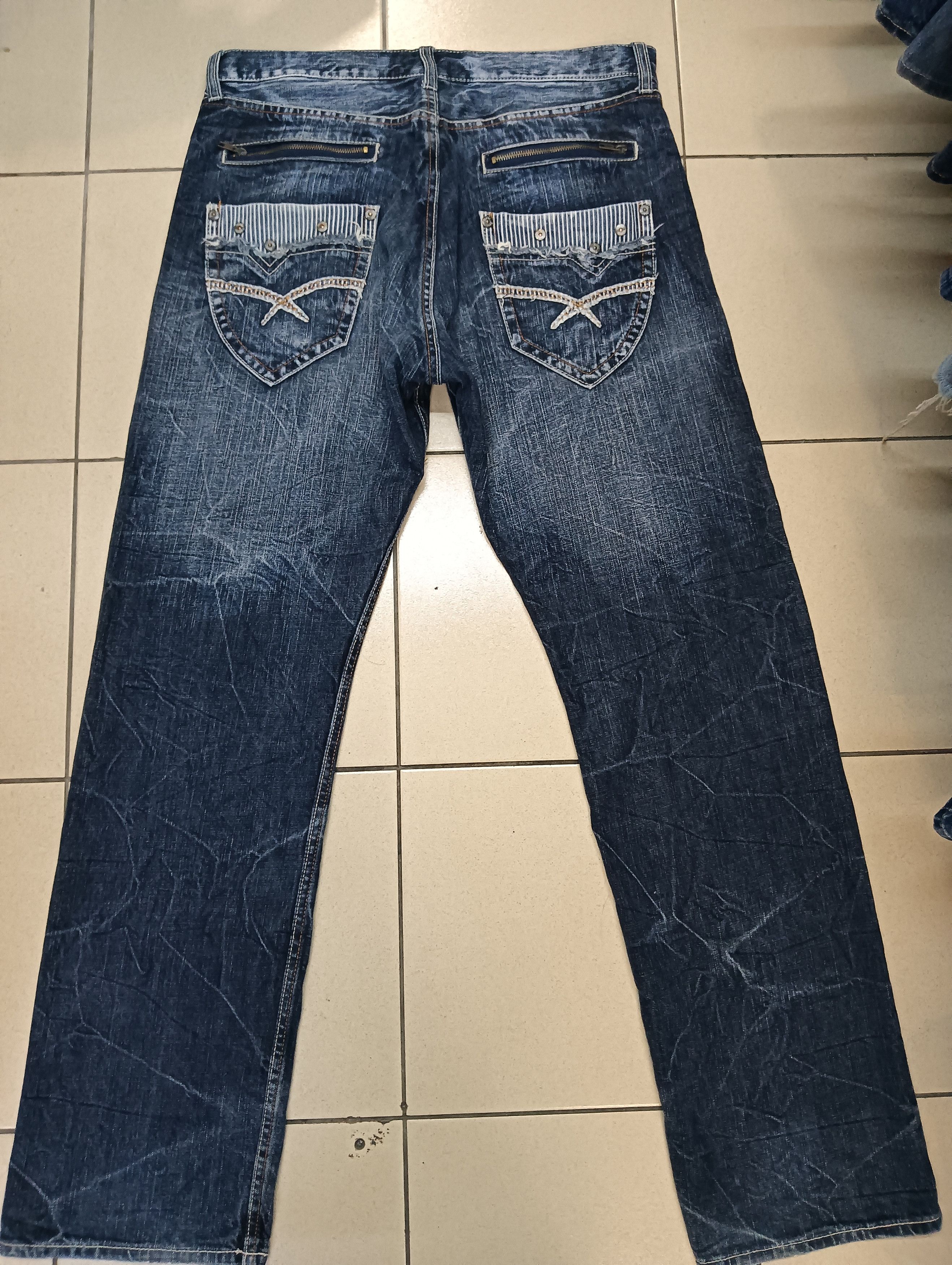 Japanese Brand Villand Real Seasoned Jeans Special Edition Size US 35 - 2 Thumbnail