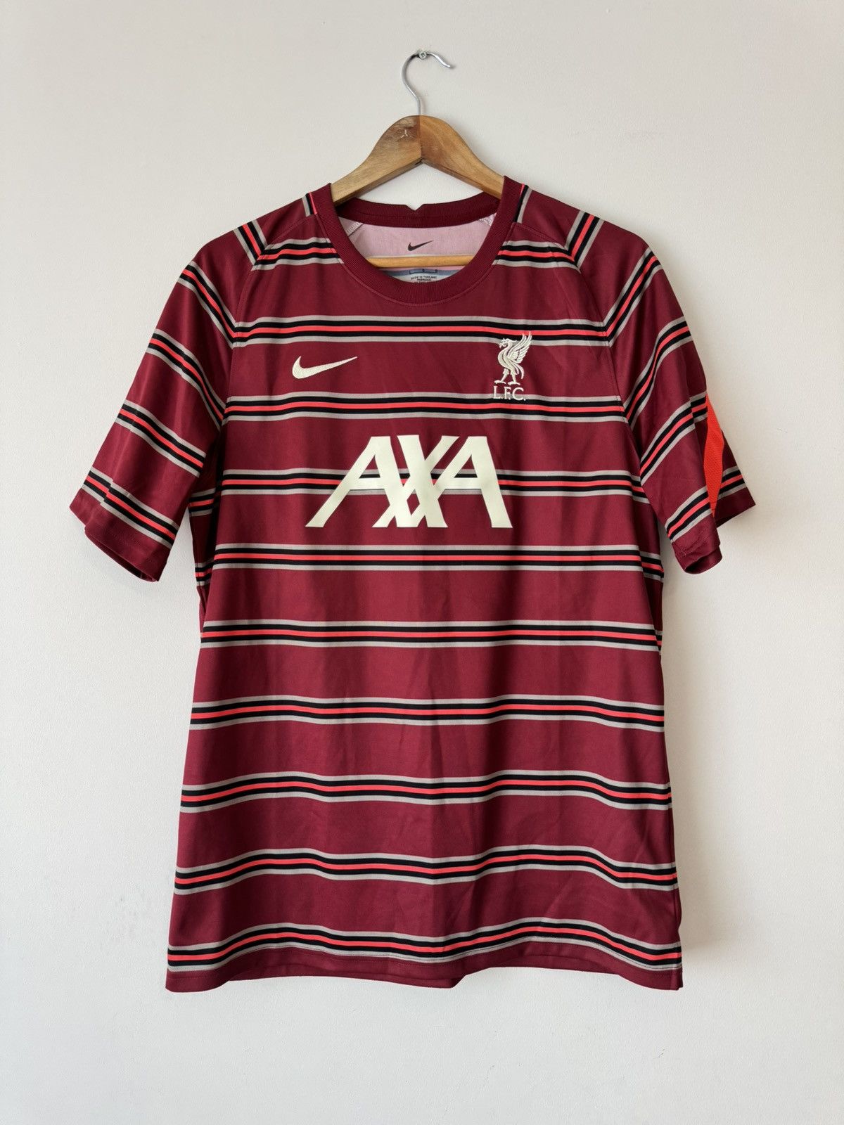 Nike Liverpool 2021-2022 Soccer Jersey Football Kit Shirt Size US L / EU 52-54 / 3 - 1 Thumbnail